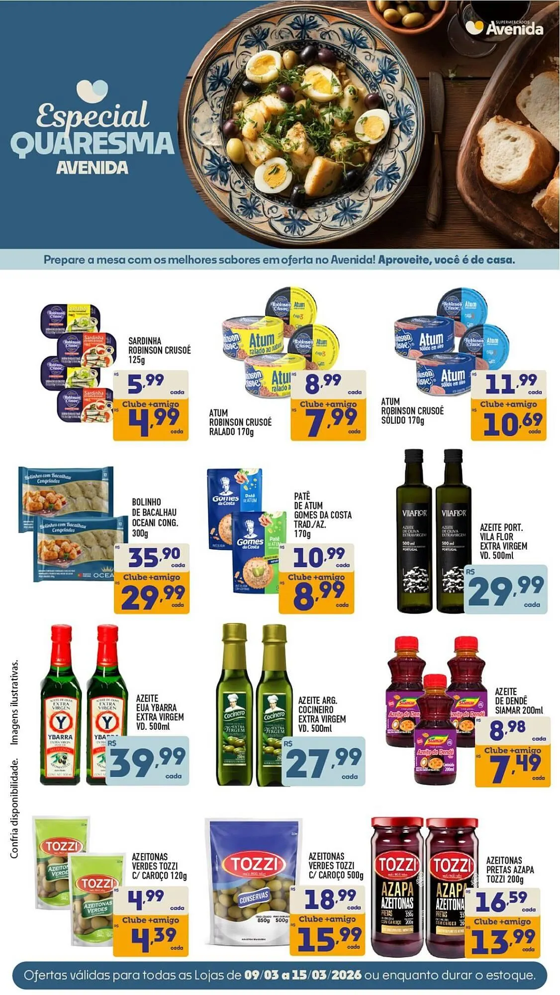 Encarte de Catálogo Supermercados Avenida 11 de março até 15 de março 2026 - Pagina 10