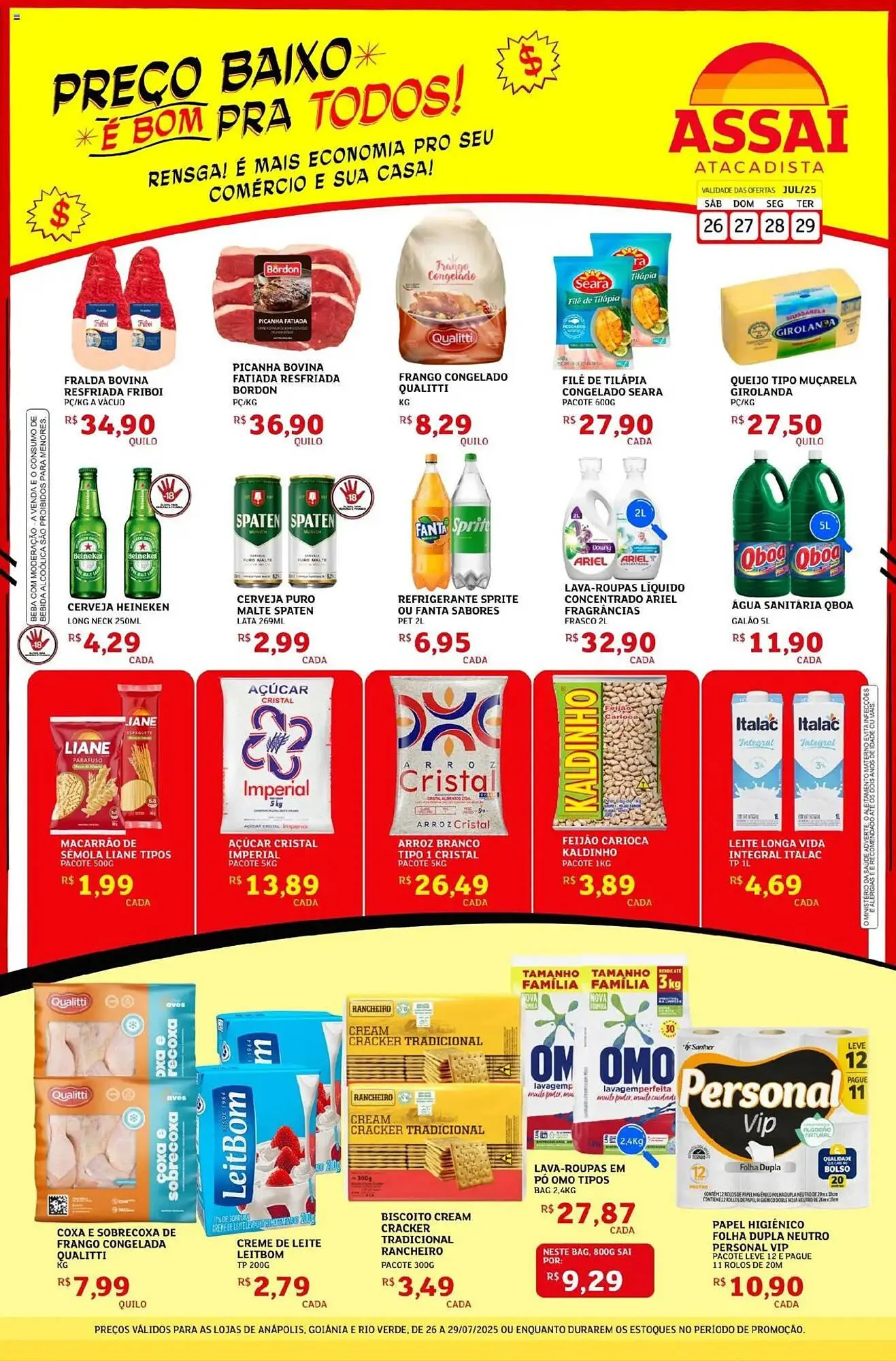 Encarte de Catálogo Assaí Atacadista 26 de julho até 30 de julho 2025 - Pagina 1