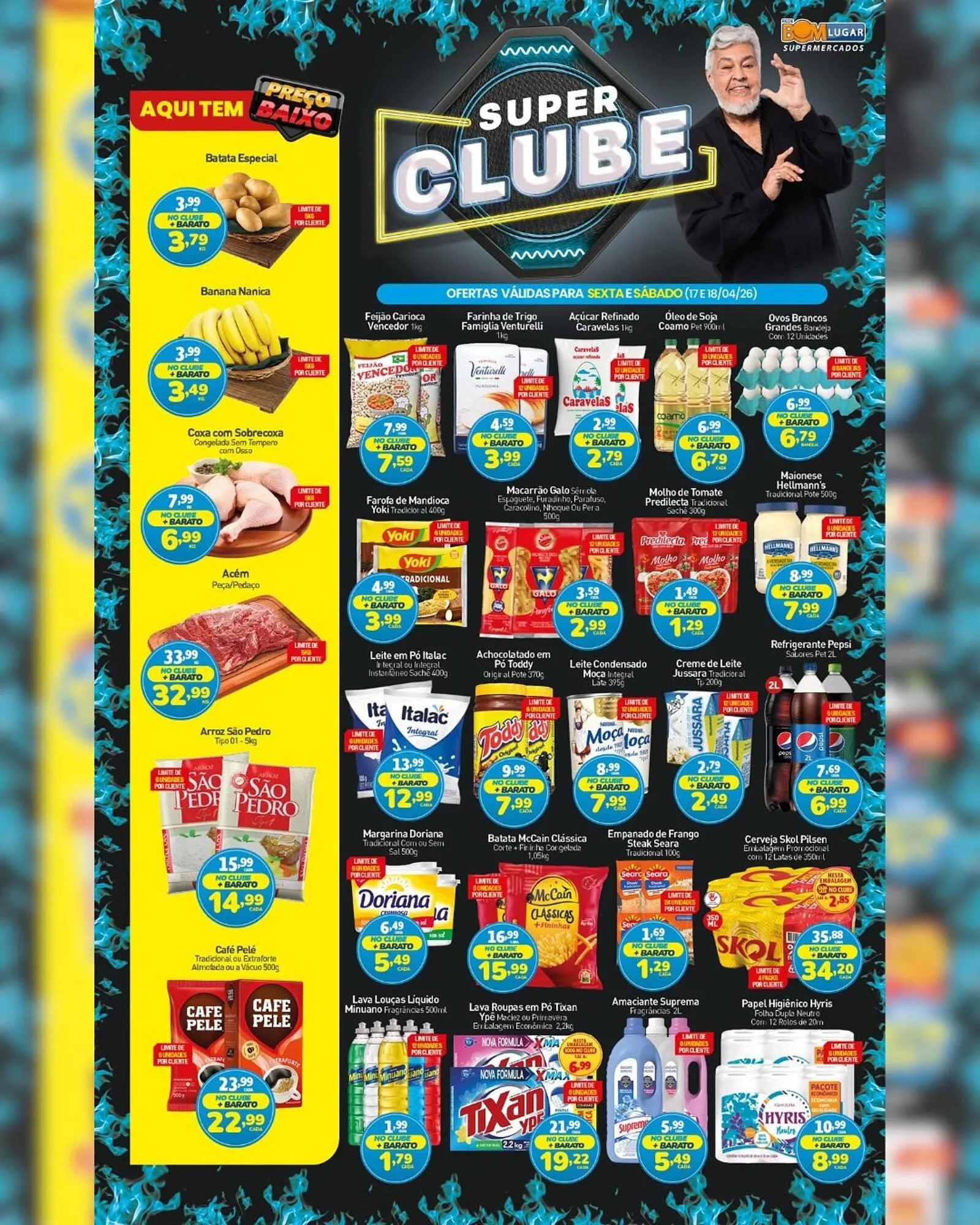 Encarte de Folheto Rede Bom Lugar 17 de abril até 19 de abril 2026 - Pagina 2