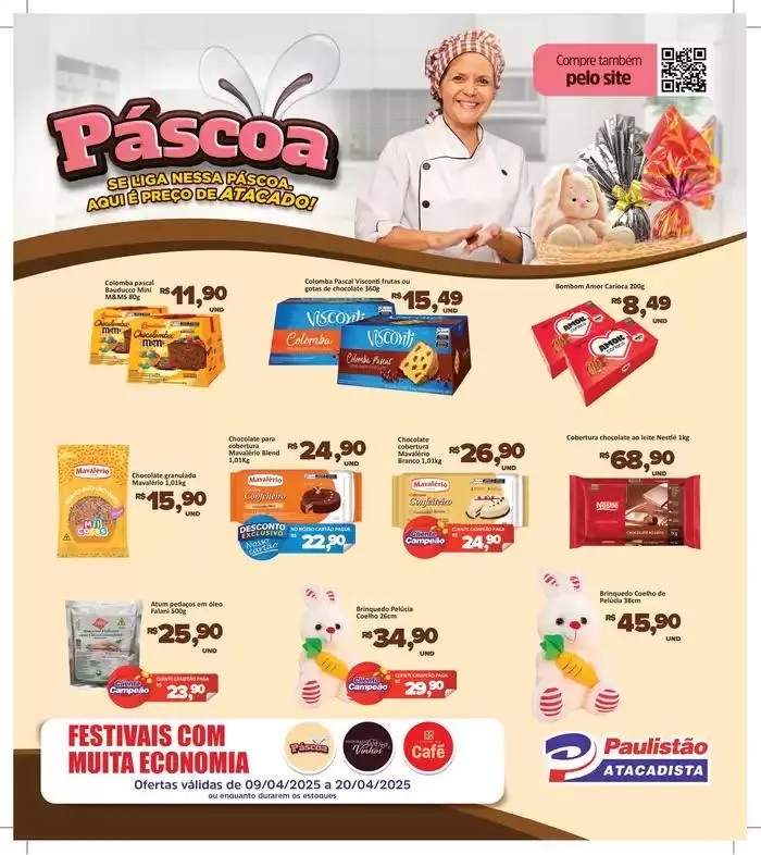 Encarte de Revista Quinzenal Paulistão Atacadista 14 de abril até 20 de abril 2025 - Pagina 1