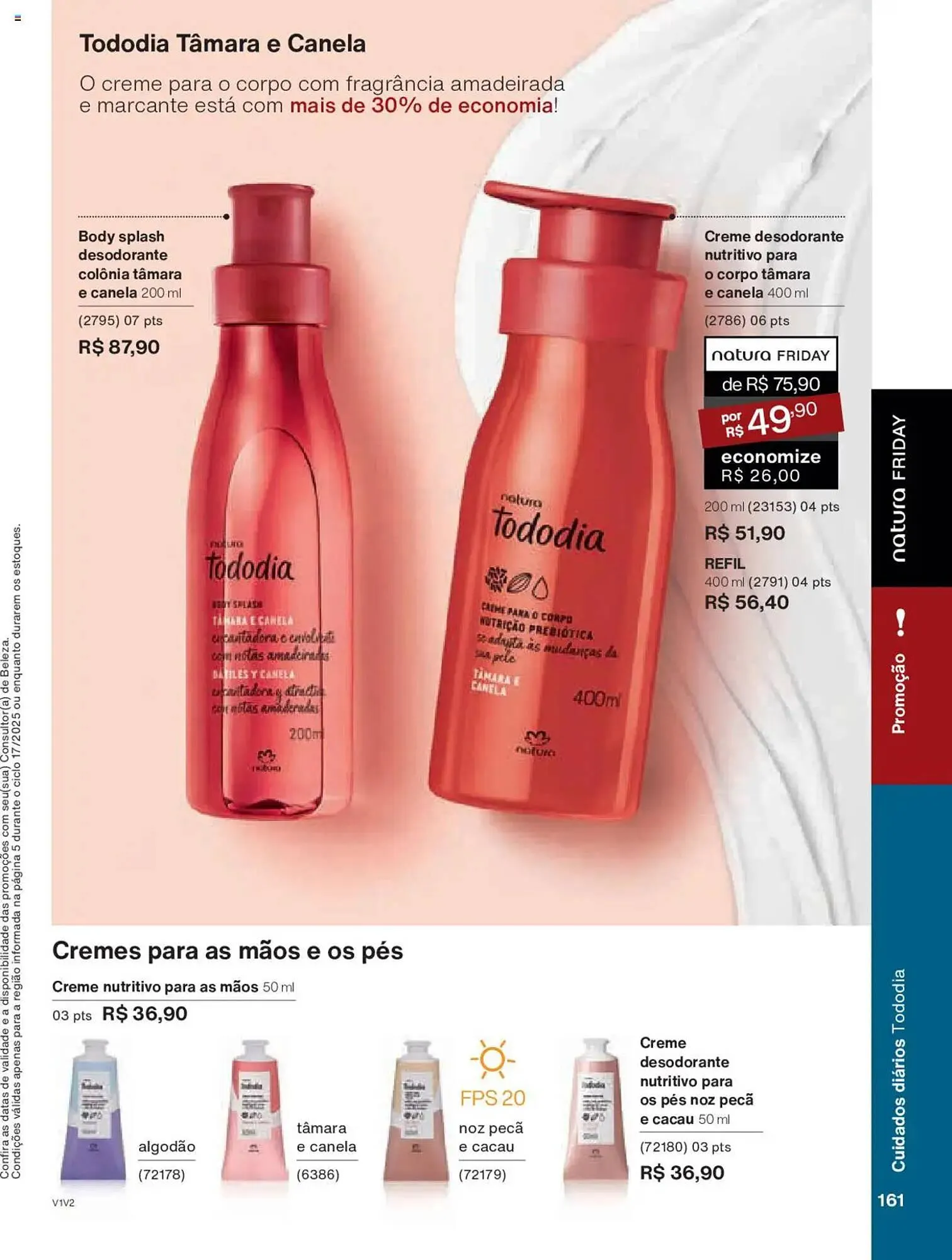 Encarte de Catálogo Natura 14 de outubro até 4 de novembro 2025 - Pagina 161