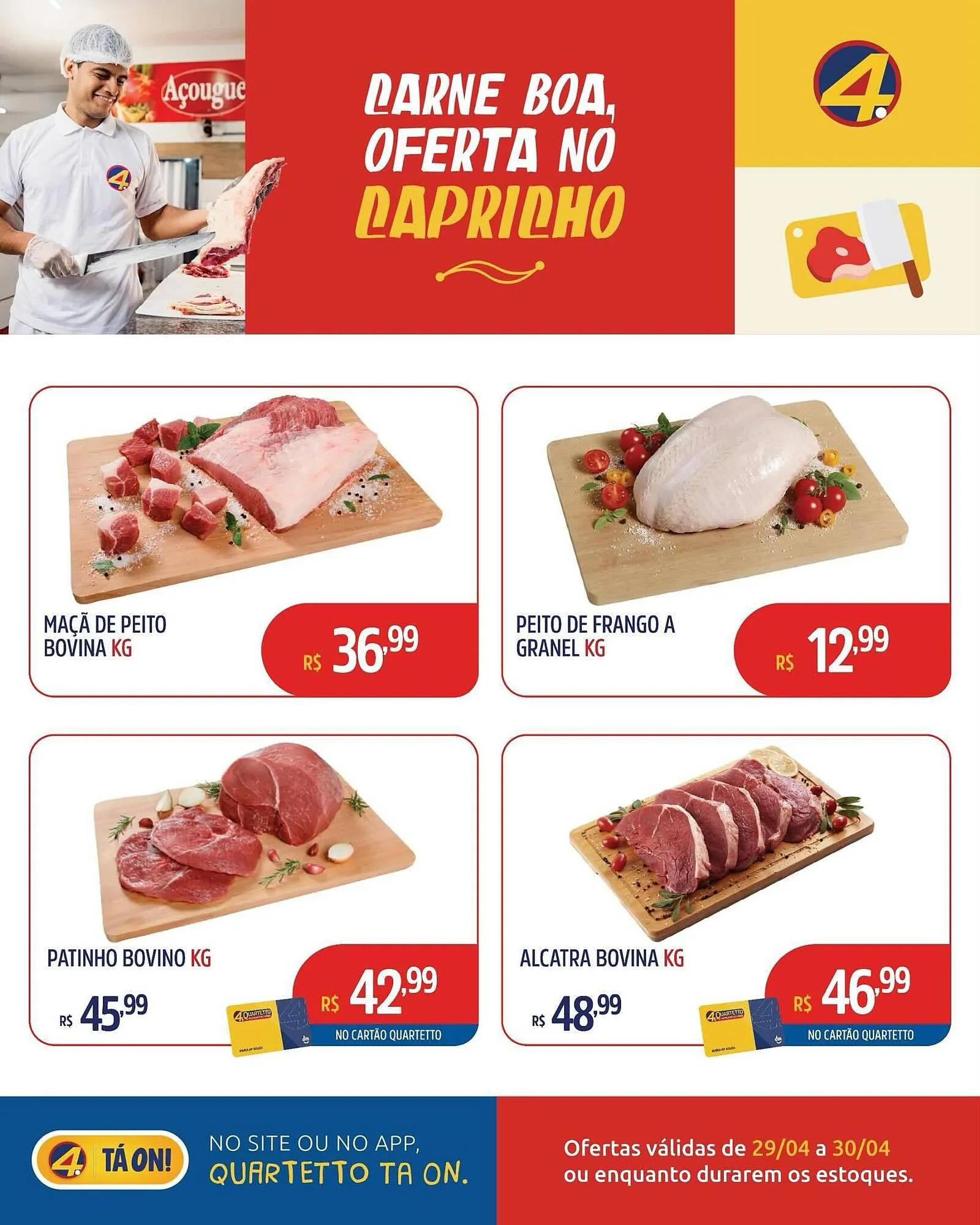 Encarte de Catálogo Quartetto Supermercados 29 de abril até 30 de abril 2026 - Pagina 2