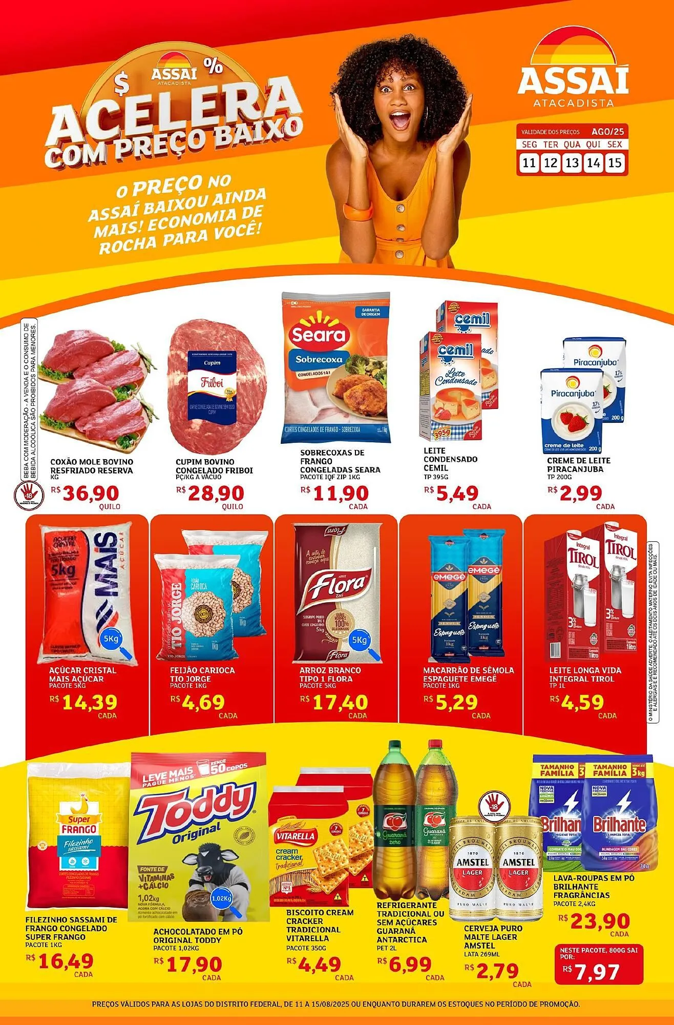 Encarte de Catálogo Assaí Atacadista 11 de agosto até 15 de agosto 2025 - Pagina 1