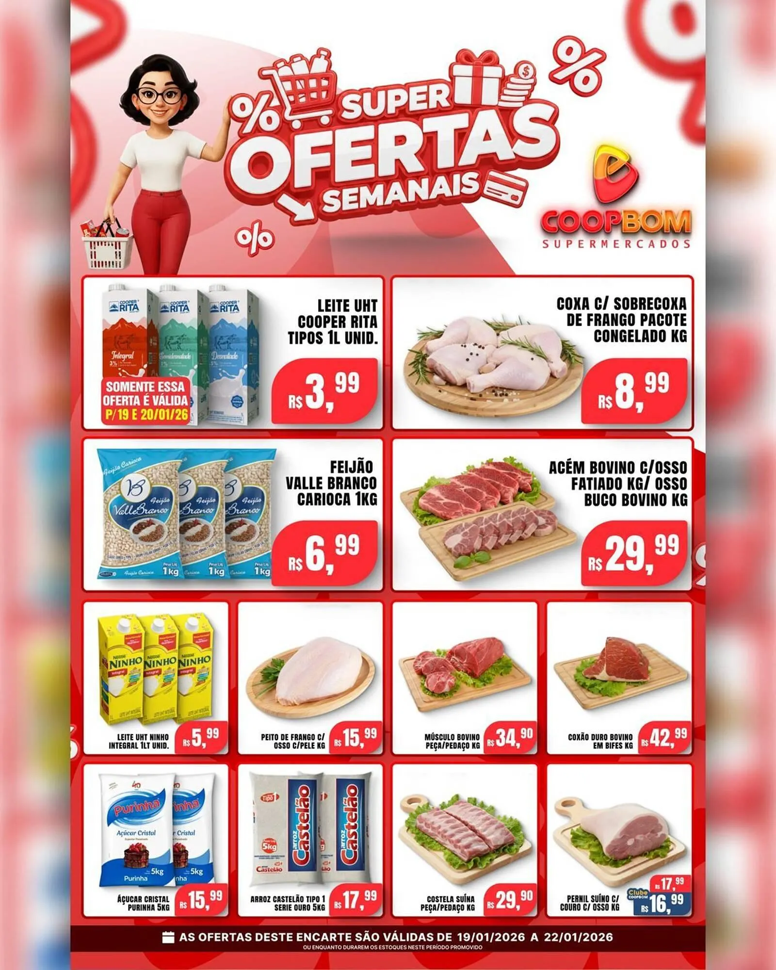 Encarte de Tabloide CoopBom 19 de janeiro até 22 de janeiro 2026 - Pagina 2