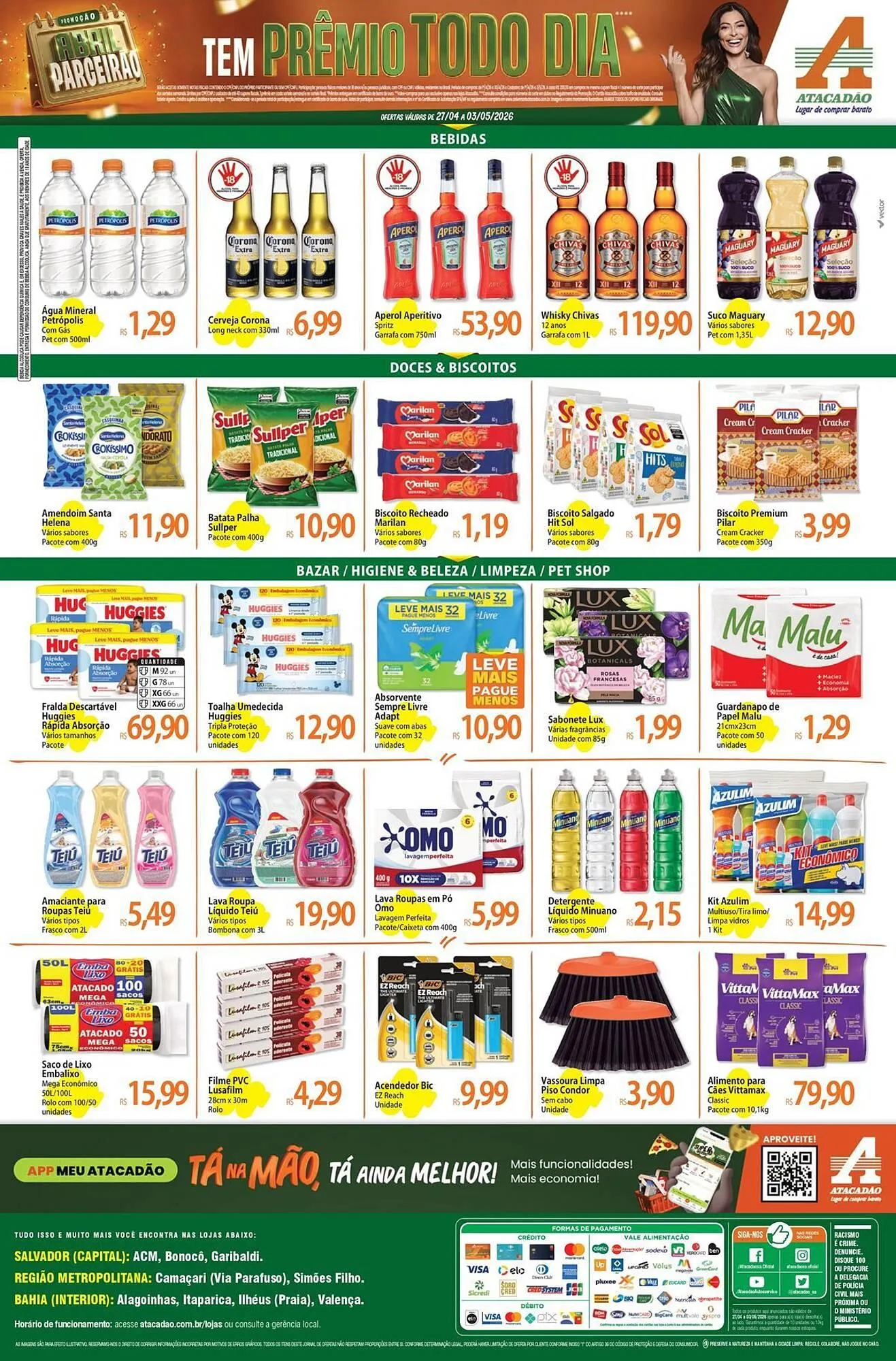 Encarte de Folheto Atacadão 27 de abril até 3 de maio 2026 - Pagina 2