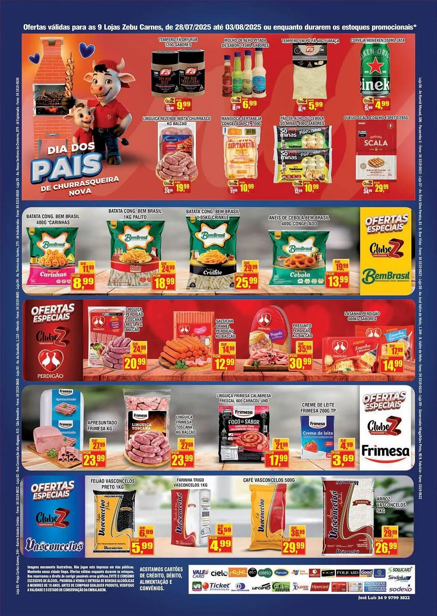 Encarte de Catálogo Zebu Carnes Supermercados 28 de julho até 3 de agosto 2025 - Pagina 2
