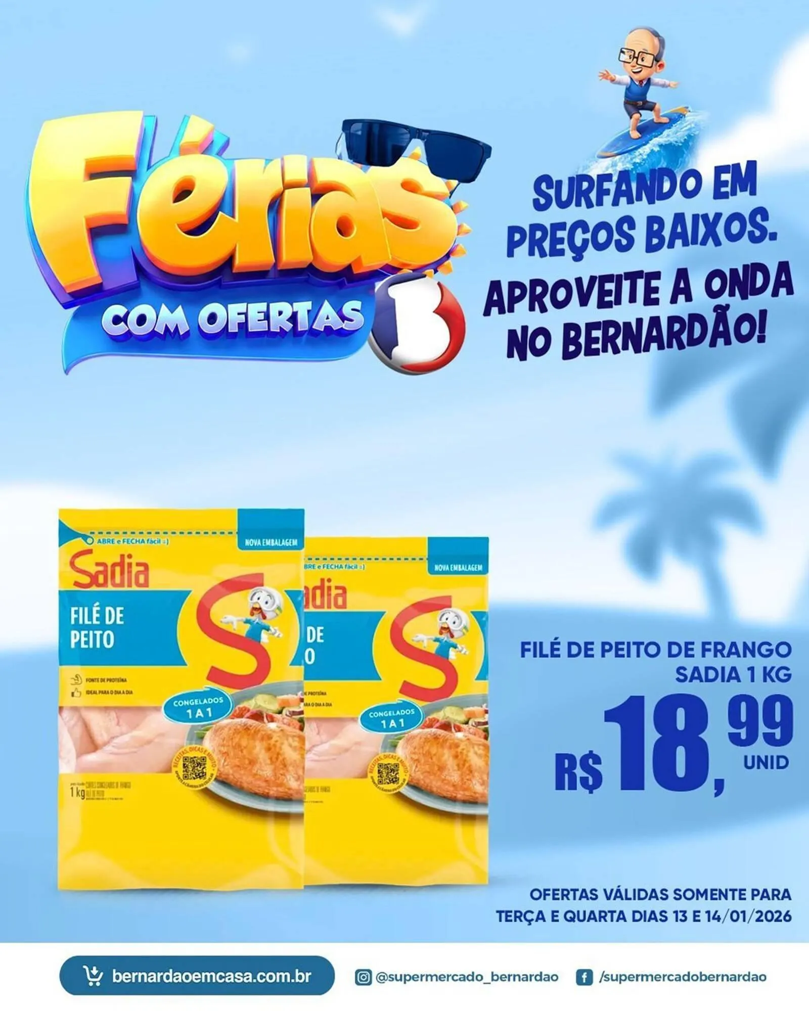 Encarte de Catálogo Supermercado Bernardão 13 de janeiro até 14 de janeiro 2026 - Pagina 9