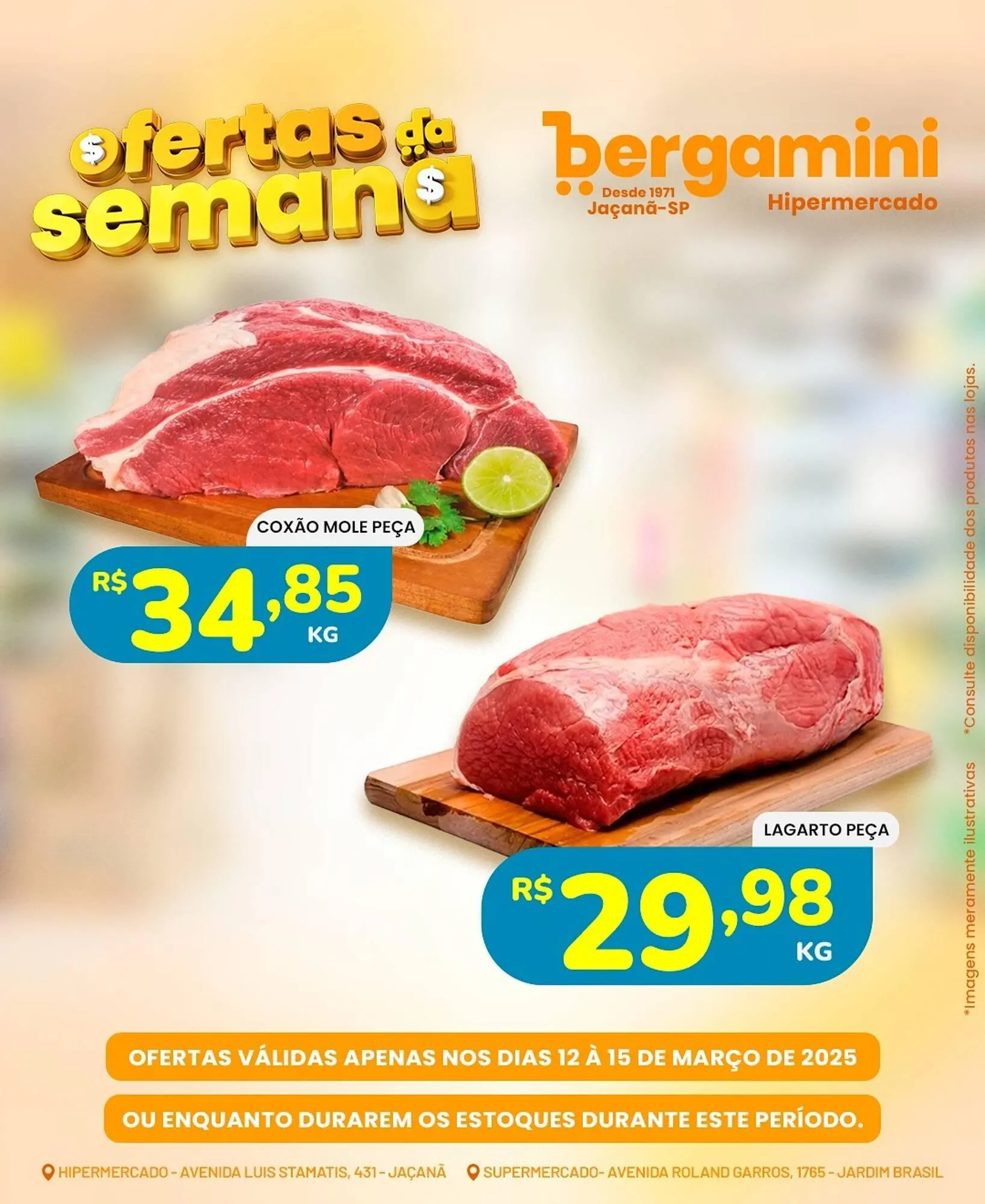 Encarte de Catálogo Supermercado Bergamini 11 de março até 15 de março 2025 - Pagina 1