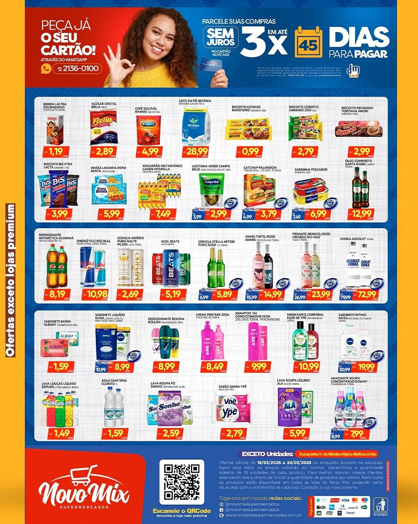 Encarte de Encarte Novo Mix 18 de março até 24 de março 2026 - Pagina 3