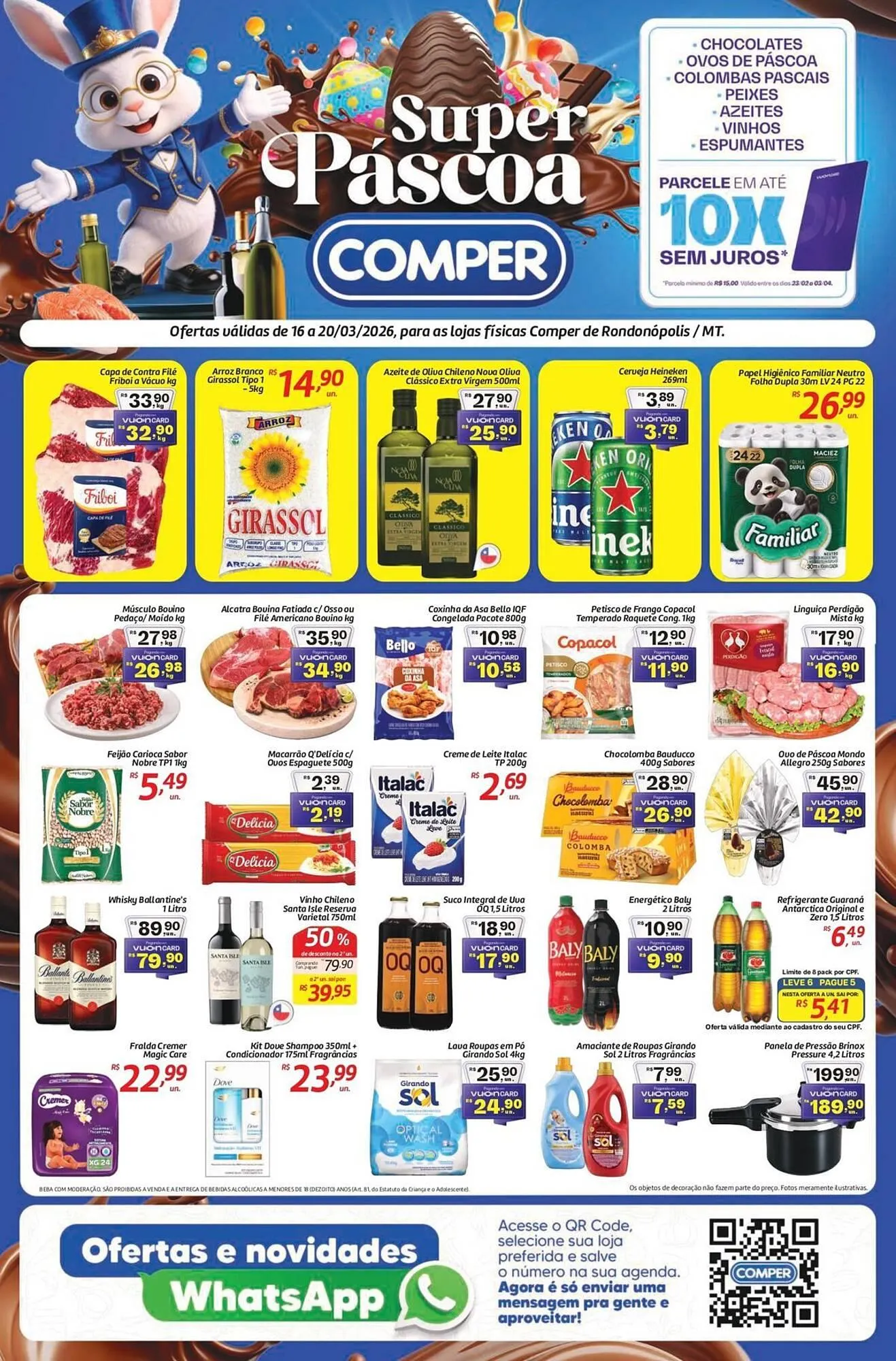 Encarte de Folheto Comper 16 de março até 20 de março 2026 - Pagina 1