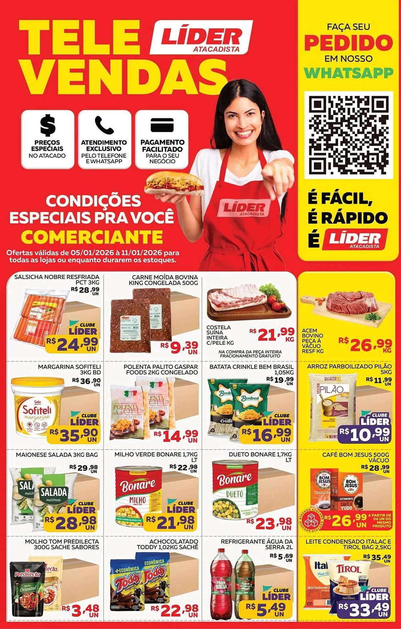 Encarte de Encarte Lider Atacadista 5 de janeiro até 11 de janeiro 2026 - Pagina 1
