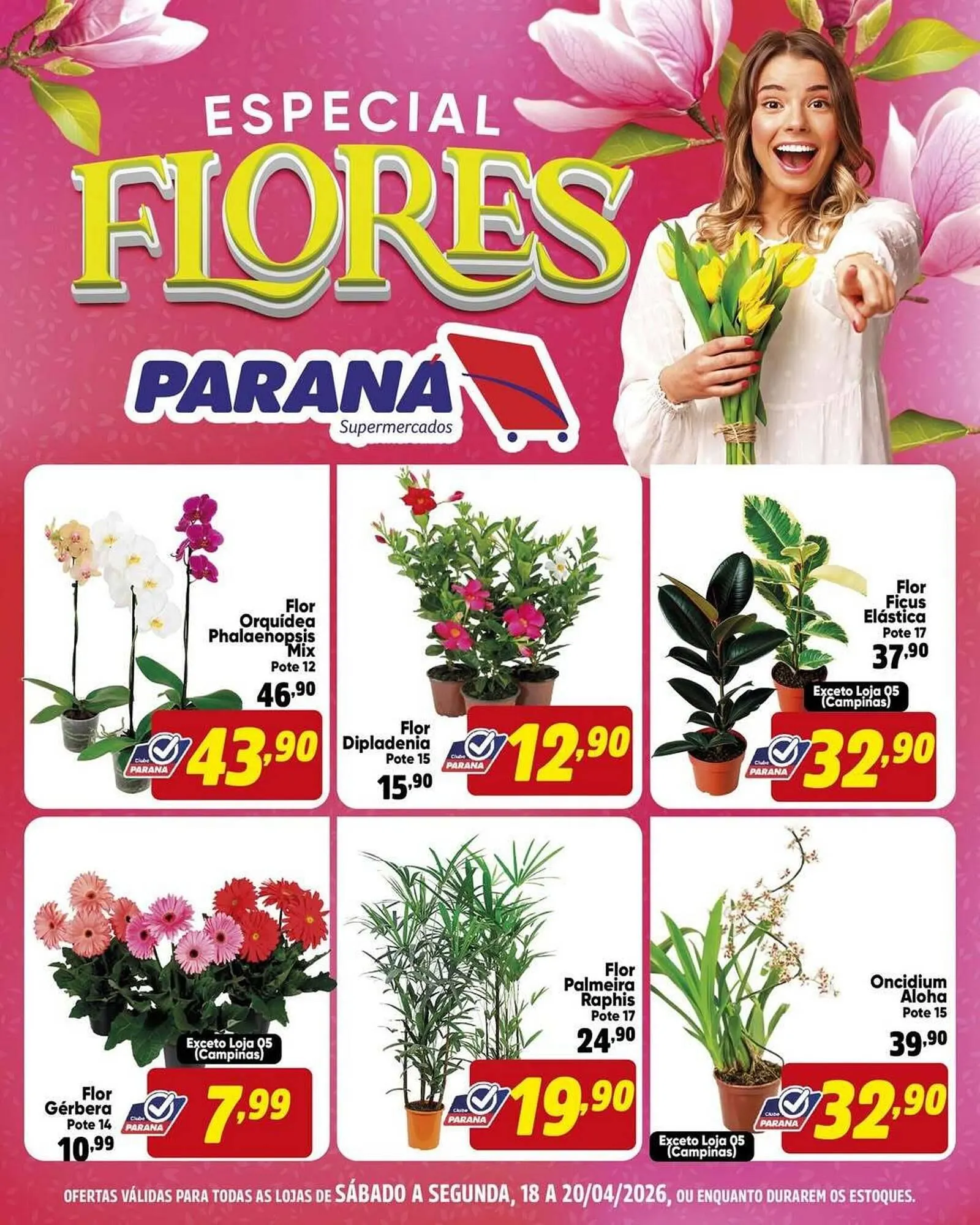Encarte de Folheto Supermercado Paraná 17 de abril até 20 de abril 2026 - Pagina 1