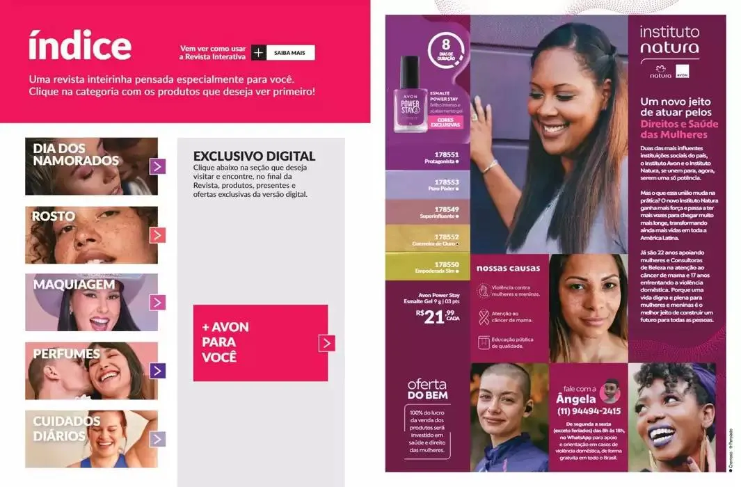 Encarte de Avon Revista Cosméticos Ciclo 8/2025 8 de abril até 15 de maio 2025 - Pagina 4