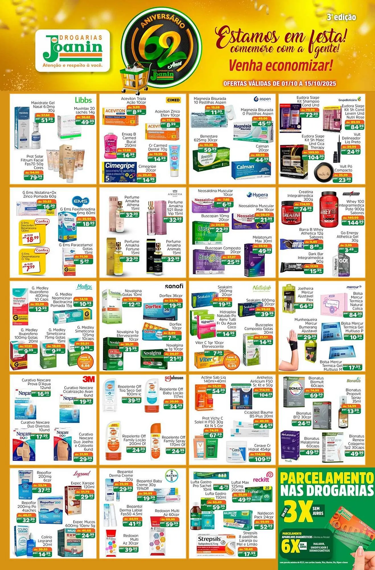 Encarte de Catálogo Supermercados Joanin 2 de outubro até 15 de outubro 2025 - Pagina 1