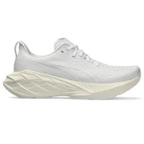 Tênis ASICS Novablast 4 - Masculino - Branco e Creme