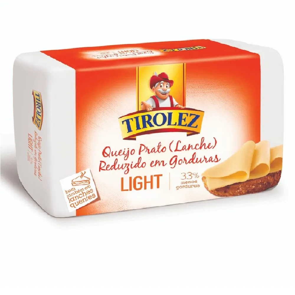 Queijo Prato Light Tirolez Ralado Kg | Oba Hortifruti