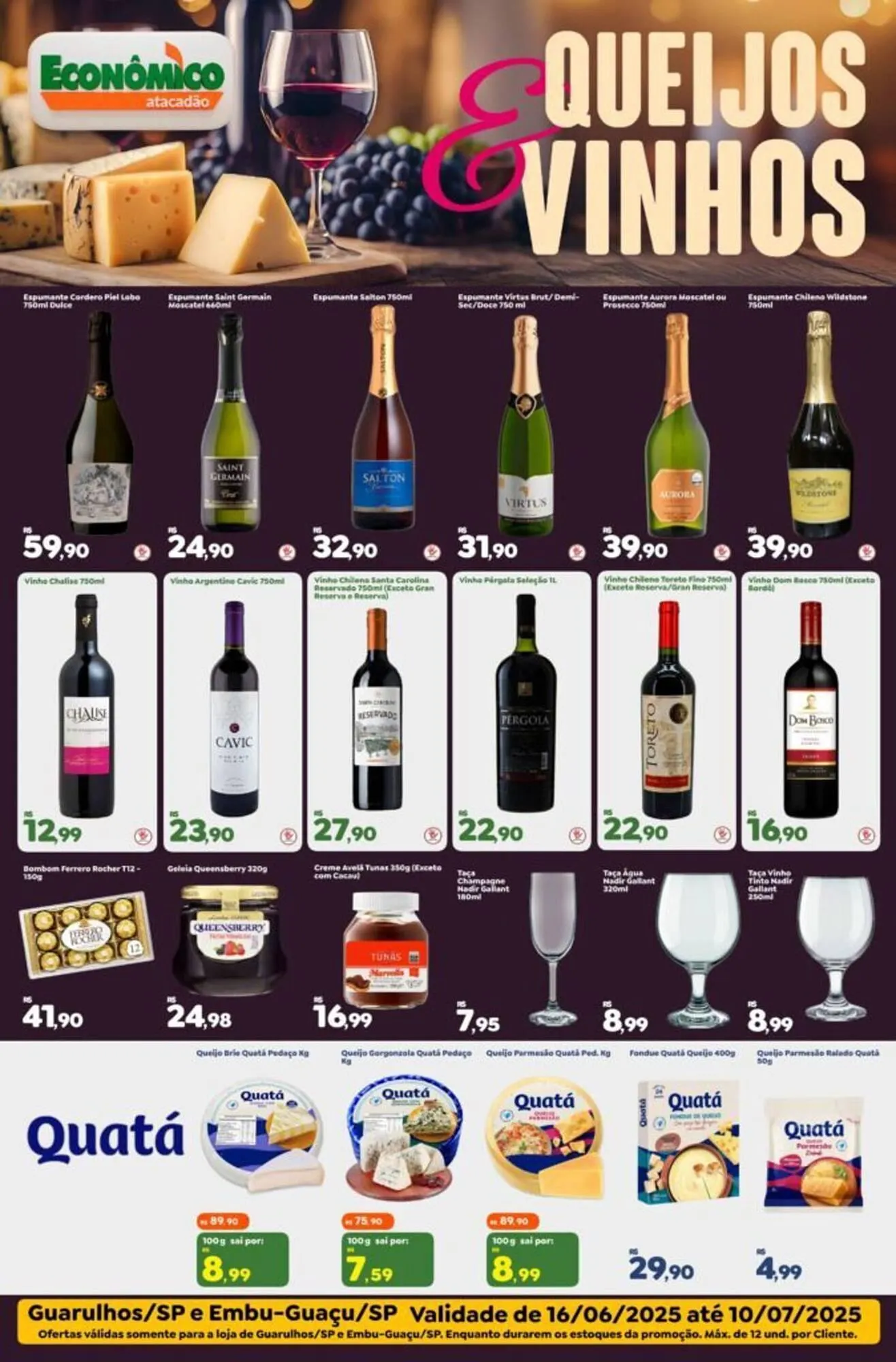 Encarte de Catálogo Econômico Atacadão 16 de junho até 10 de julho 2025 - Pagina 1