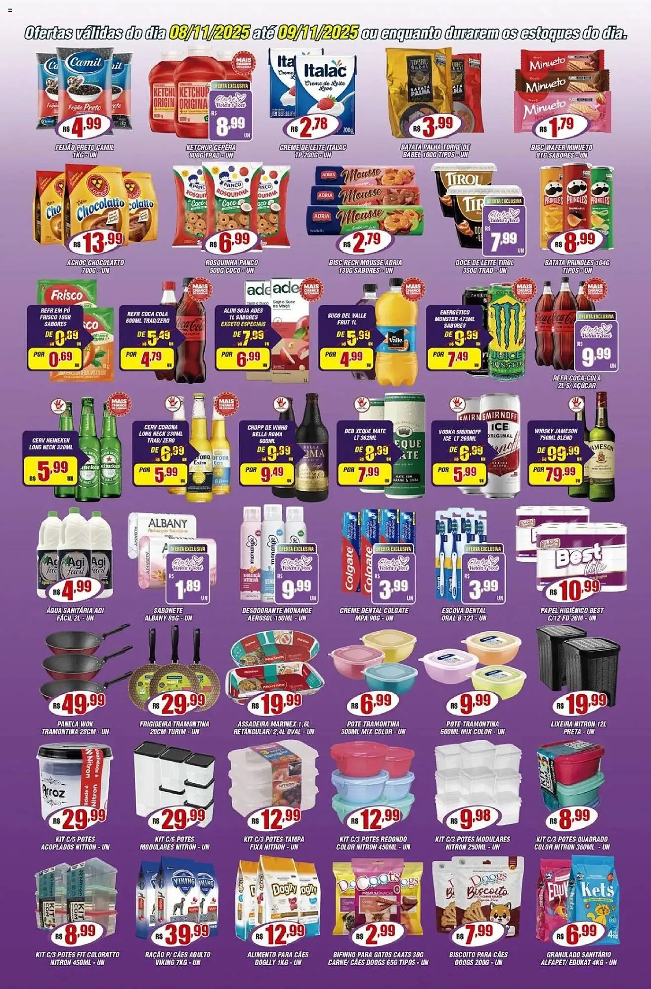 Encarte de Catálogo Violeta Supermercados 8 de novembro até 10 de novembro 2025 - Pagina 3