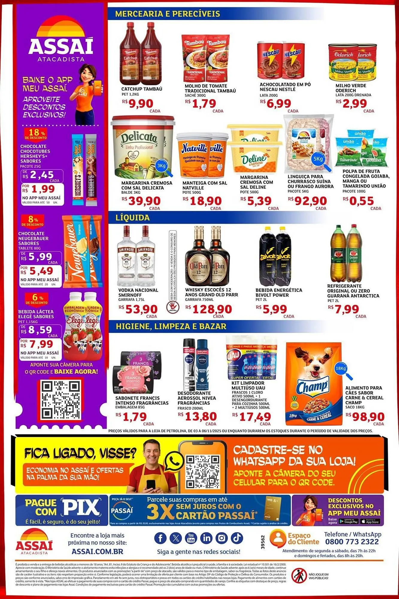 Encarte de Encarte Assaí Atacadista 5 de novembro até 6 de novembro 2025 - Pagina 2
