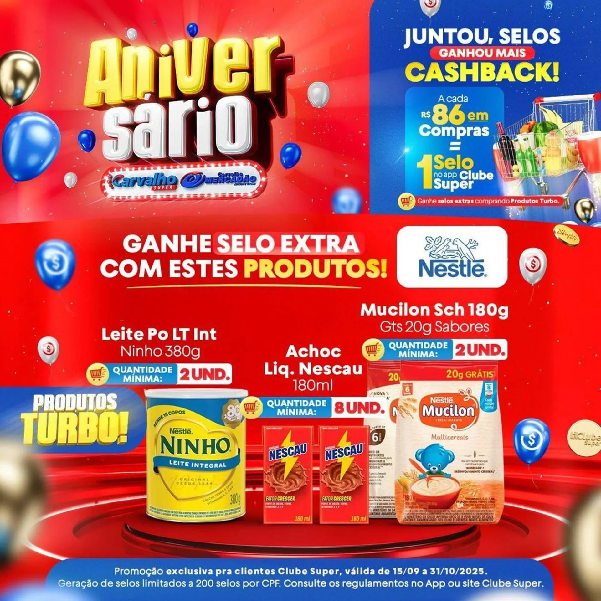 Encarte de Catálogo Carvalho Supermercado 8 de outubro até 31 de outubro 2025 - Pagina 2