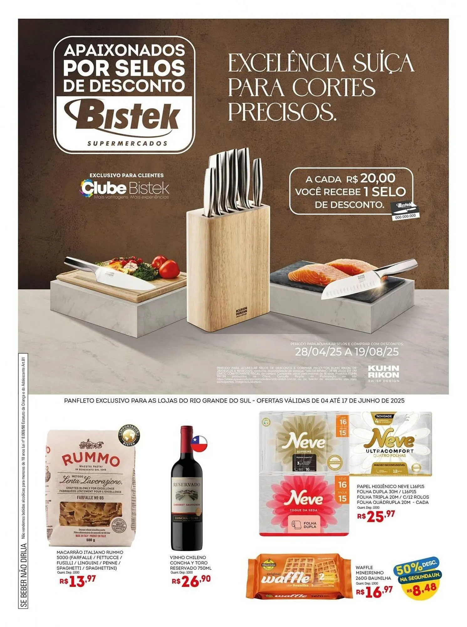 Encarte de Catálogo Bistek Supermercados 5 de junho até 17 de junho 2025 - Pagina 1