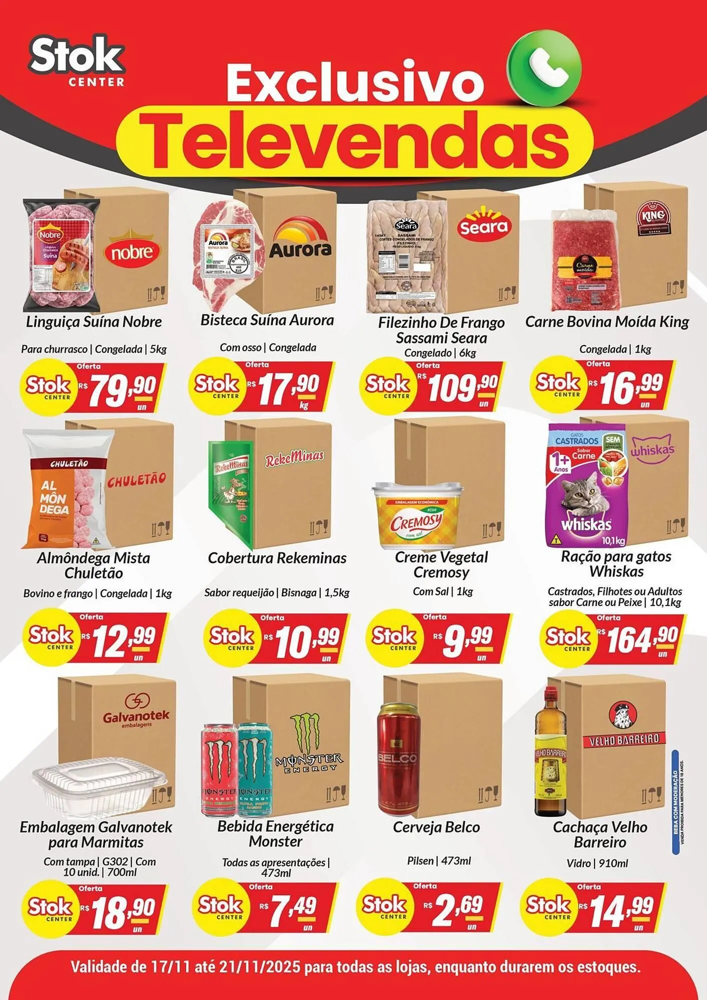 Encarte de Encarte Stok Center 17 de novembro até 21 de novembro 2025 - Pagina 1