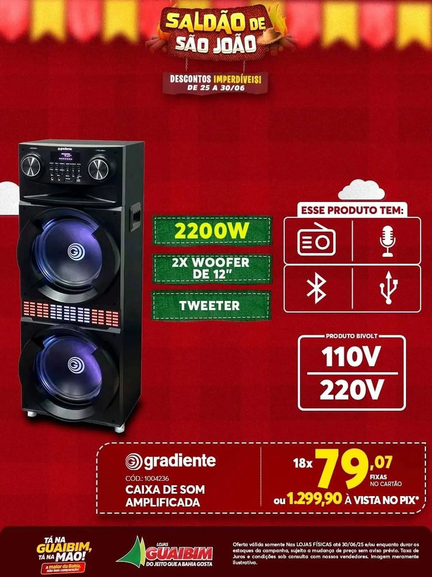 Encarte de Catálogo Lojas Guaibim 25 de junho até 30 de junho 2025 - Pagina 2