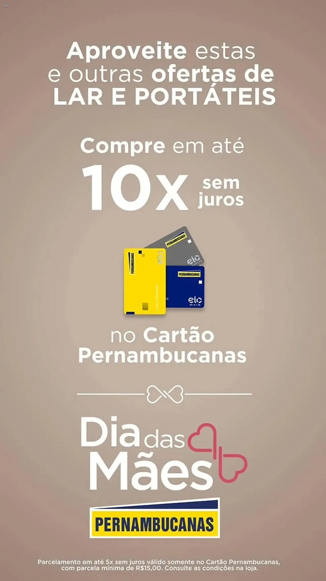 Encarte de Catálogo Pernambucanas 17 de abril até 11 de maio 2025 - Pagina 1