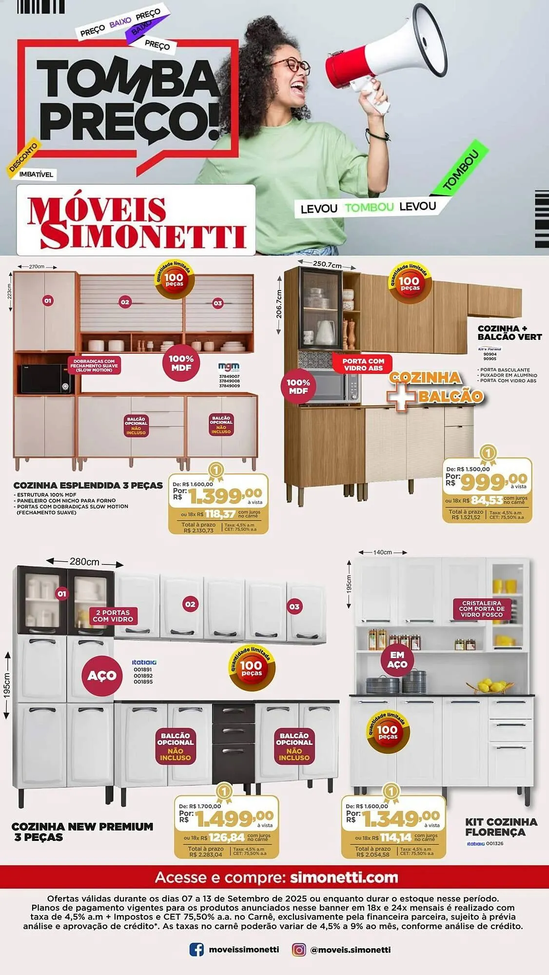 Encarte de Catálogo Móveis Simonetti 8 de setembro até 13 de setembro 2025 - Pagina 10