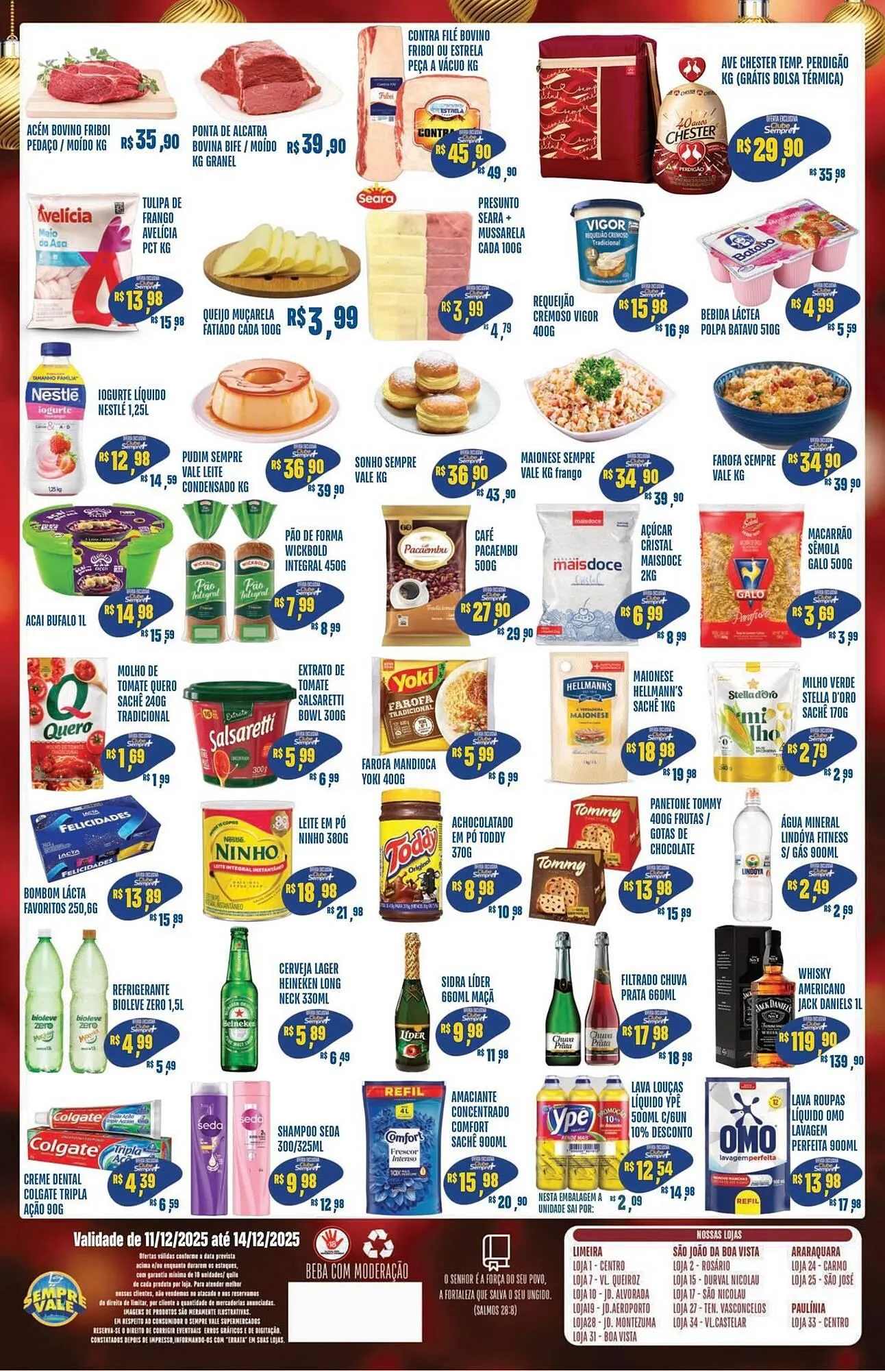 Encarte de Catálogo Sempre Vale Supermercados 11 de dezembro até 14 de dezembro 2025 - Pagina 2