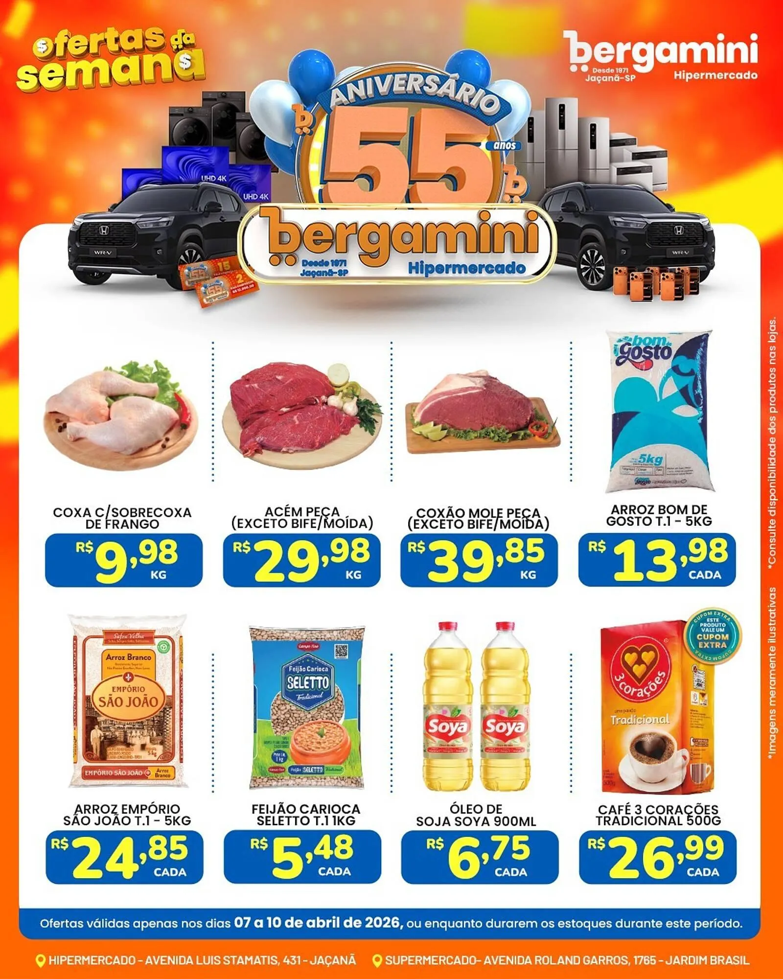 Encarte de Catálogo Supermercado Bergamini 7 de abril até 10 de abril 2026 - Pagina 1