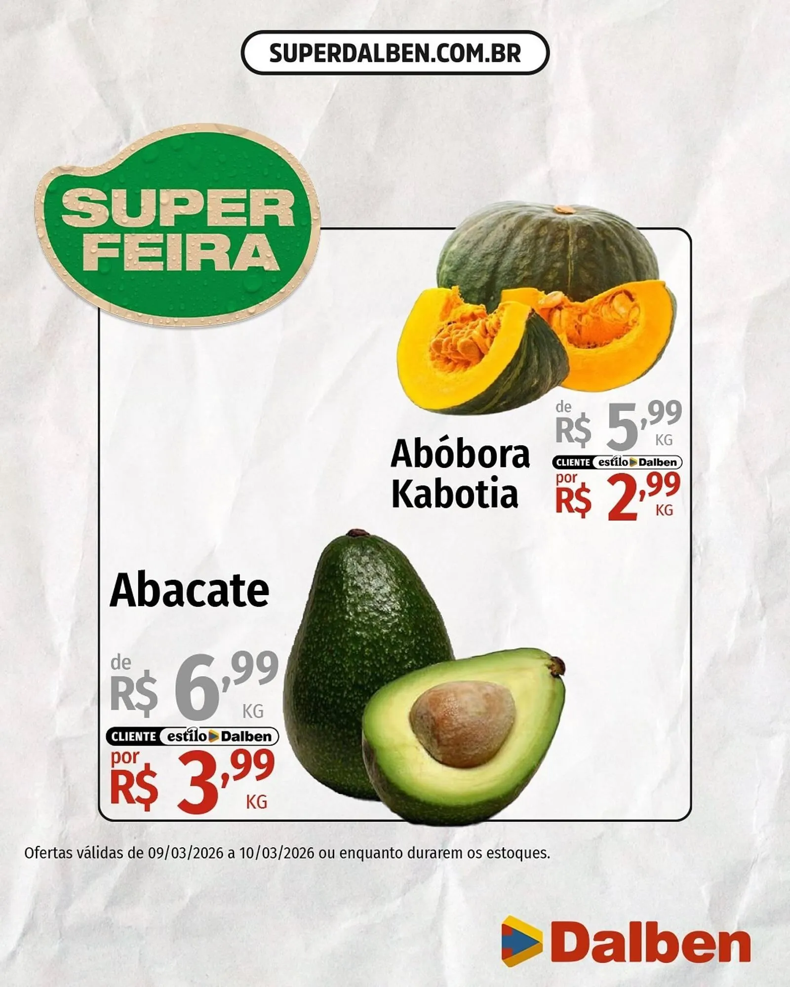 Encarte de Catálogo Supermercado Dalben 9 de março até 10 de março 2026 - Pagina 2