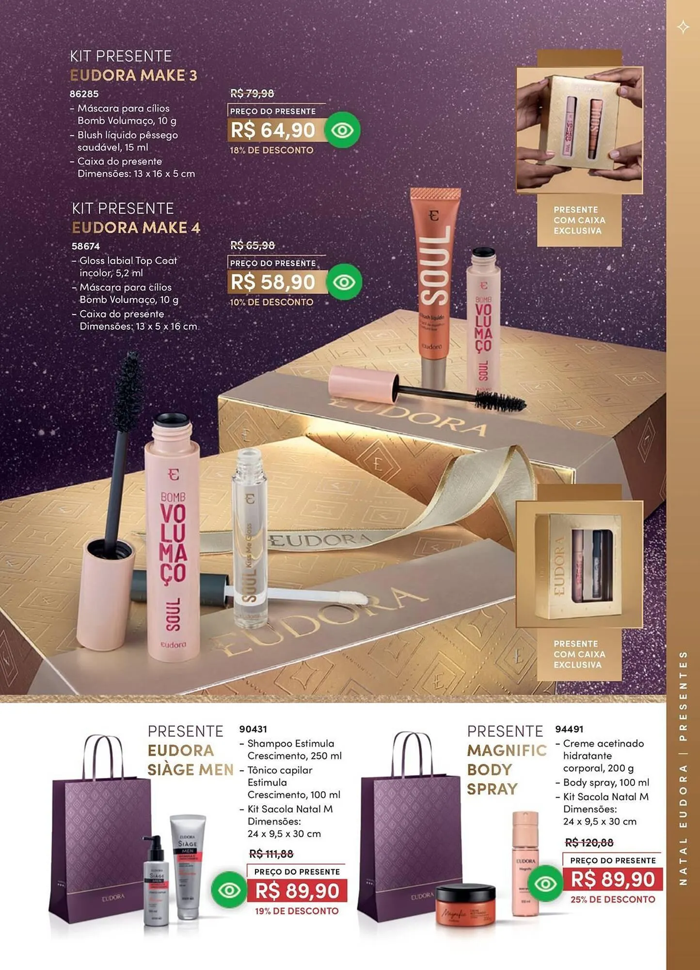 Encarte de Catálogo Eudora 27 de novembro até 27 de dezembro 2025 - Pagina 49