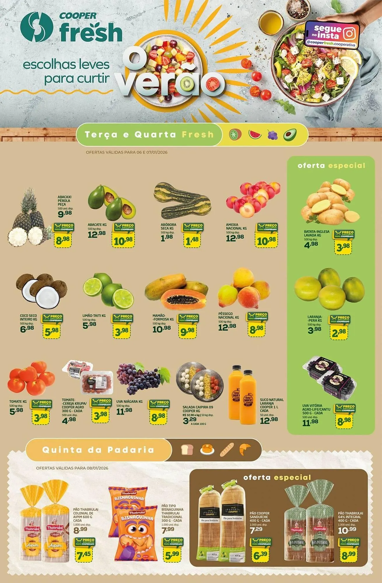 Encarte de Tabloide Cooper 6 de janeiro até 8 de janeiro 2026 - Pagina 1