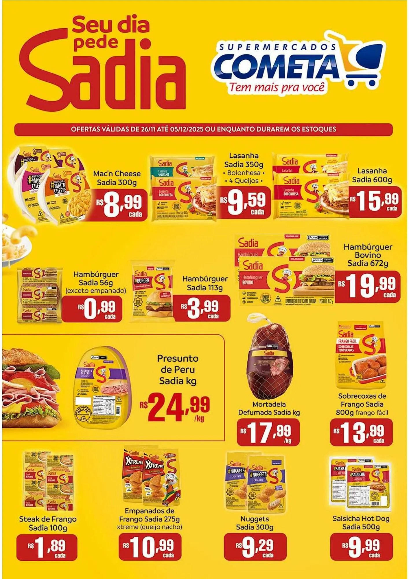 Encarte de Encarte Cometa Supermercados 26 de novembro até 5 de dezembro 2025 - Pagina 1