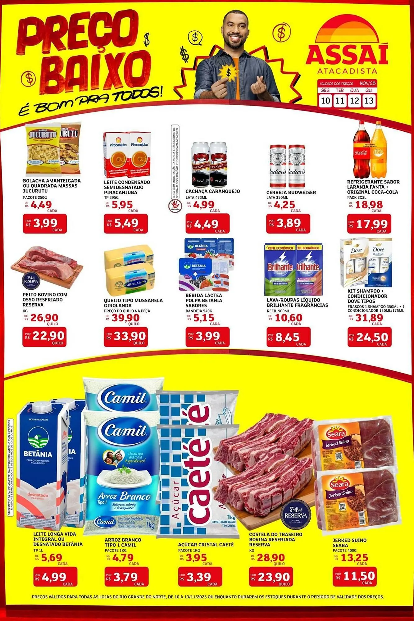 Encarte de Encarte Assaí Atacadista 10 de novembro até 13 de novembro 2025 - Pagina 1