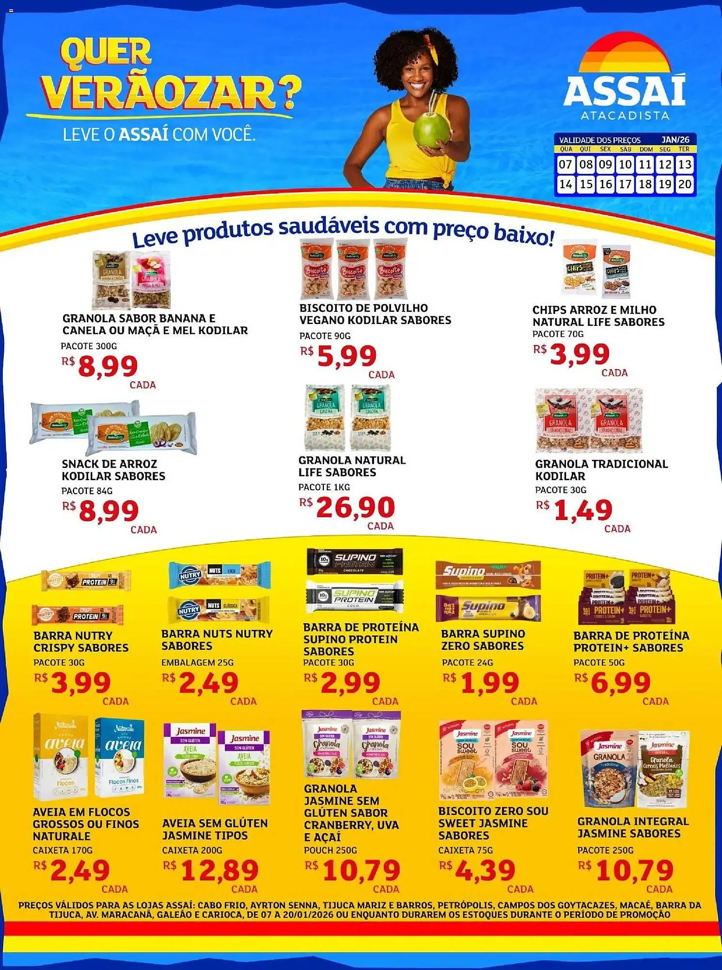 Encarte de Encarte Assaí Atacadista 7 de janeiro até 20 de janeiro 2026 - Pagina 1