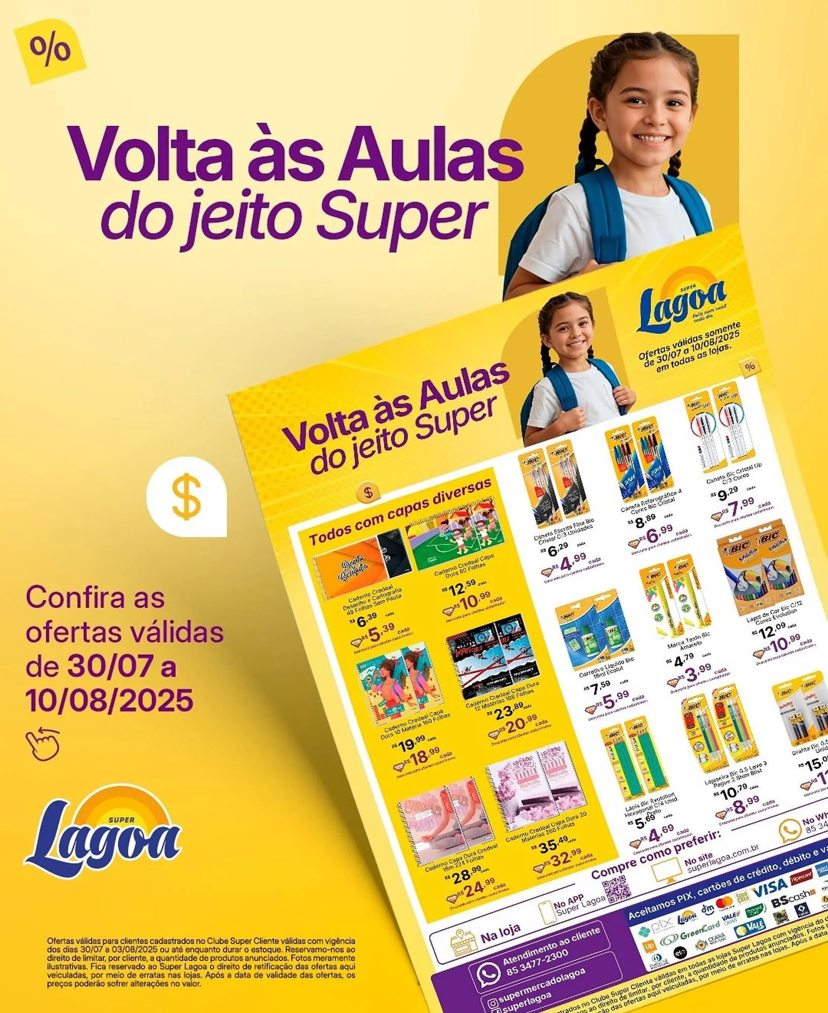 Encarte de Catálogo Super Lagoa 29 de julho até 10 de agosto 2025 - Pagina 1
