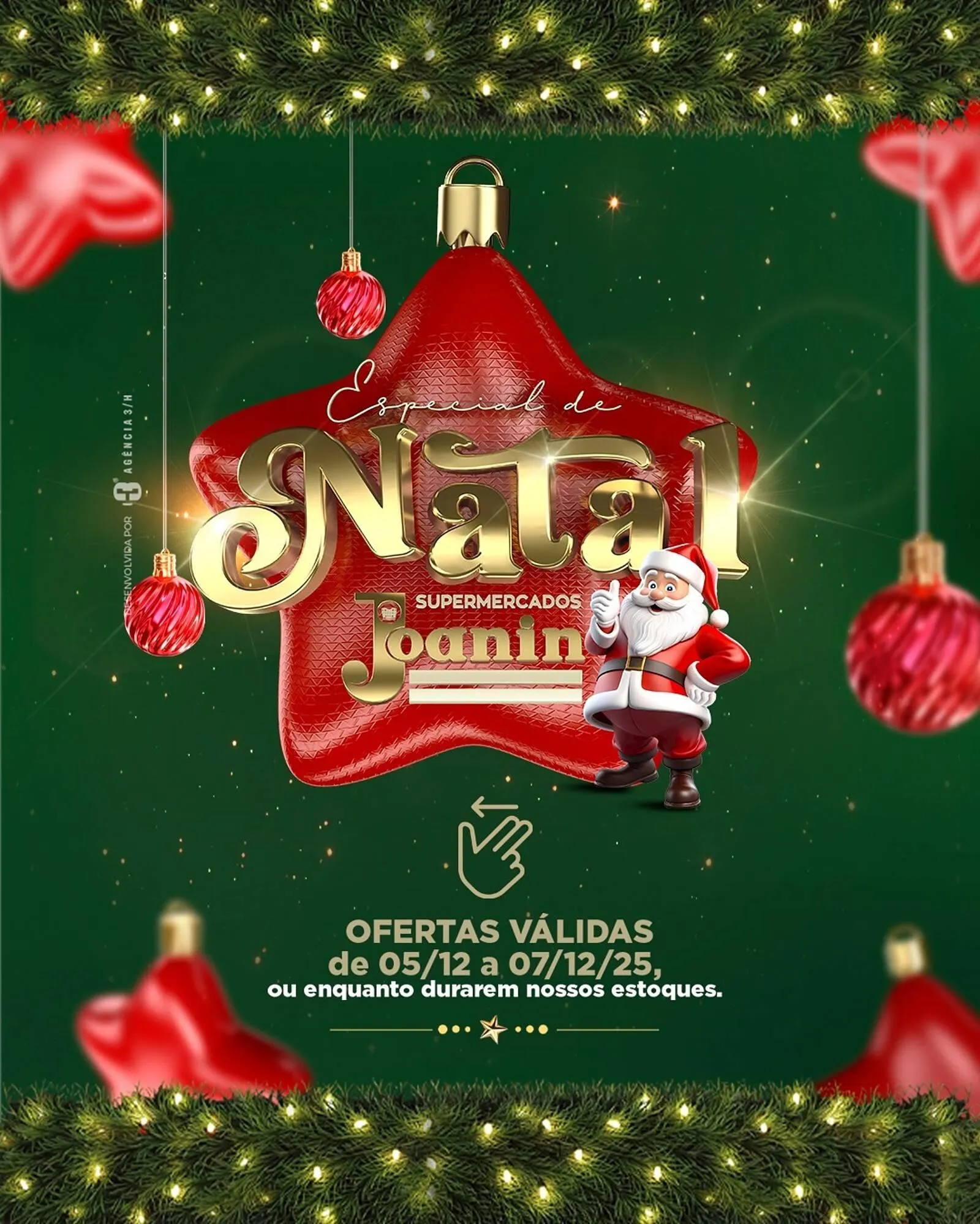 Encarte de Catálogo Supermercados Joanin 5 de dezembro até 7 de dezembro 2025 - Pagina 1