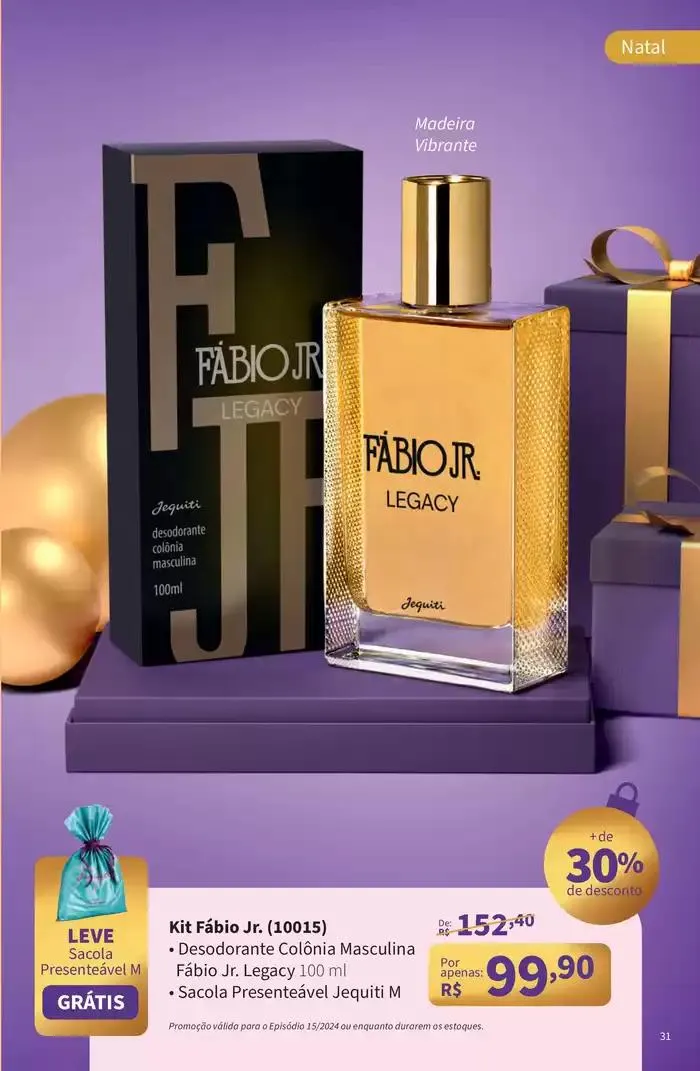 Encarte de Natal Jequiti 1 de novembro até 30 de novembro 2024 - Pagina 31