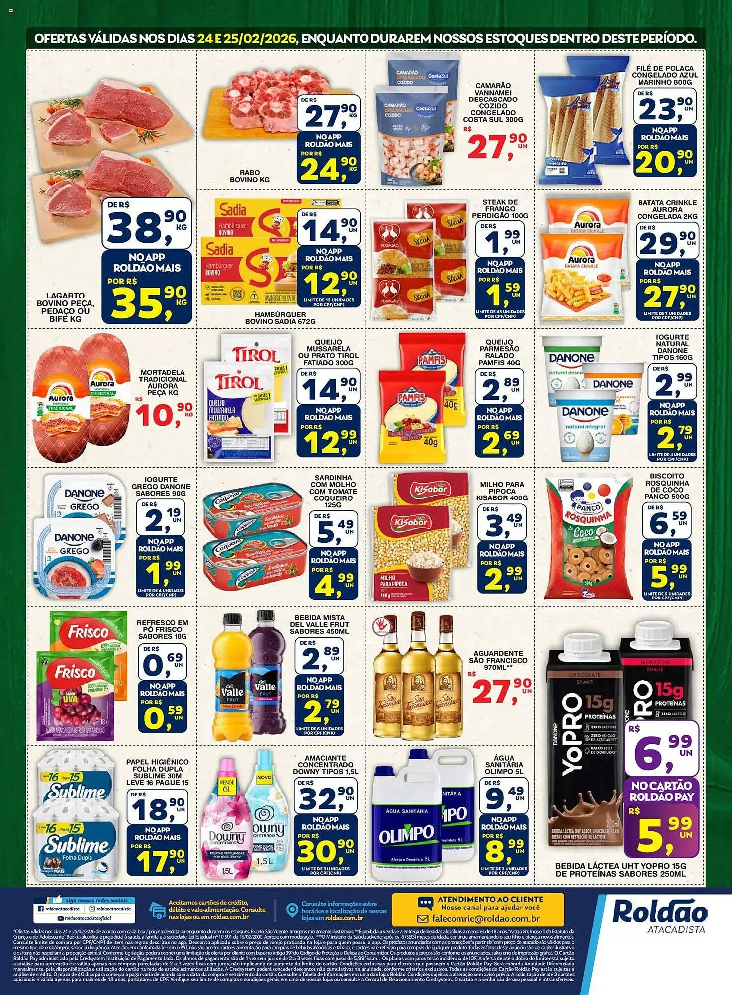 Encarte de Folheto Roldão 24 de fevereiro até 26 de fevereiro 2026 - Pagina 2