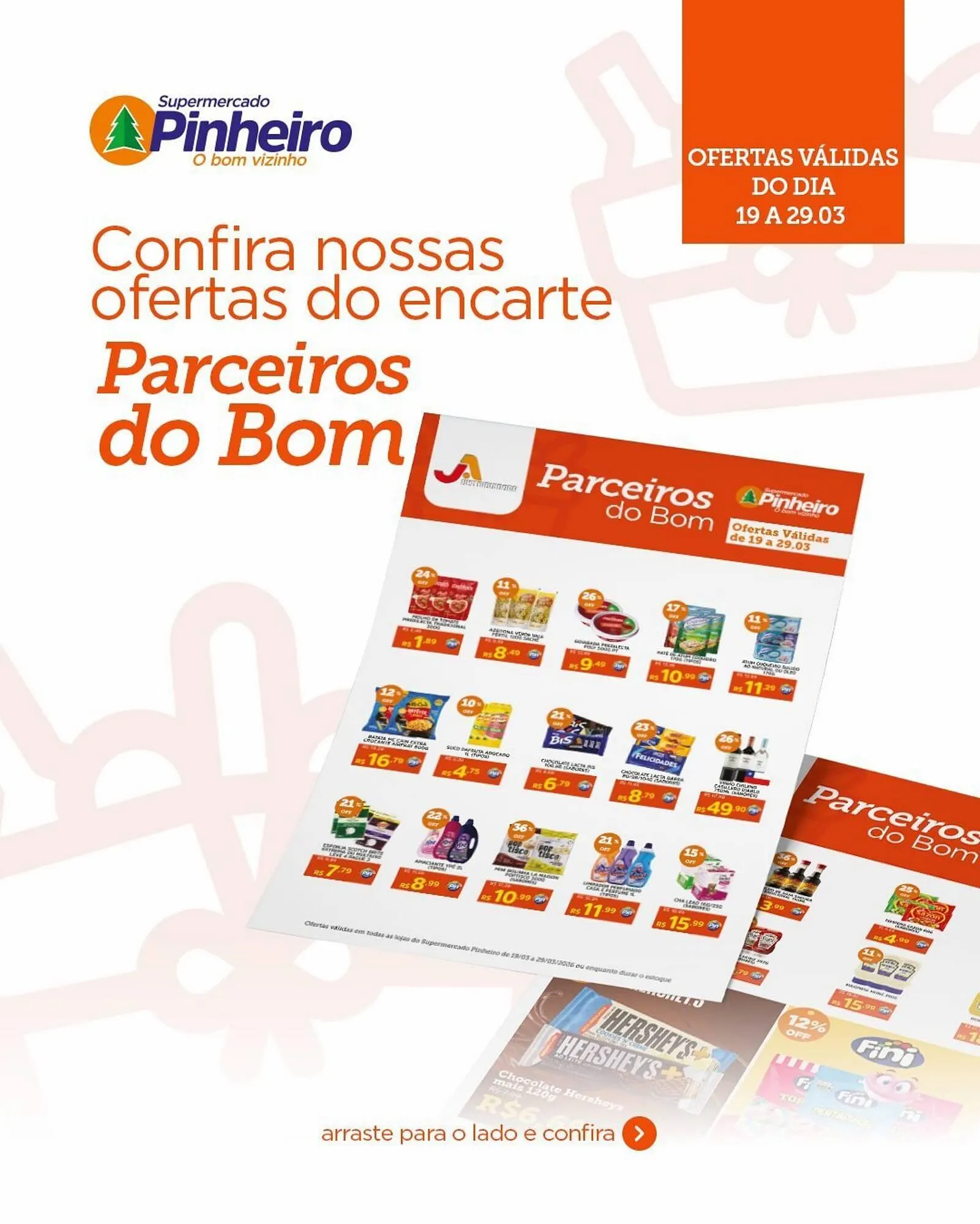 Encarte de Encarte Pinheiro Supermercado 23 de março até 29 de março 2026 - Pagina 1