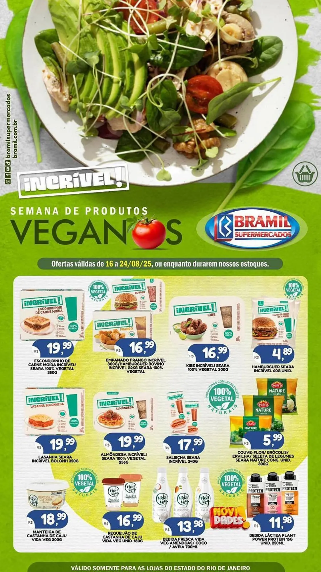 Encarte de Catálogo Bramil Supermercados 18 de agosto até 24 de agosto 2025 - Pagina 1