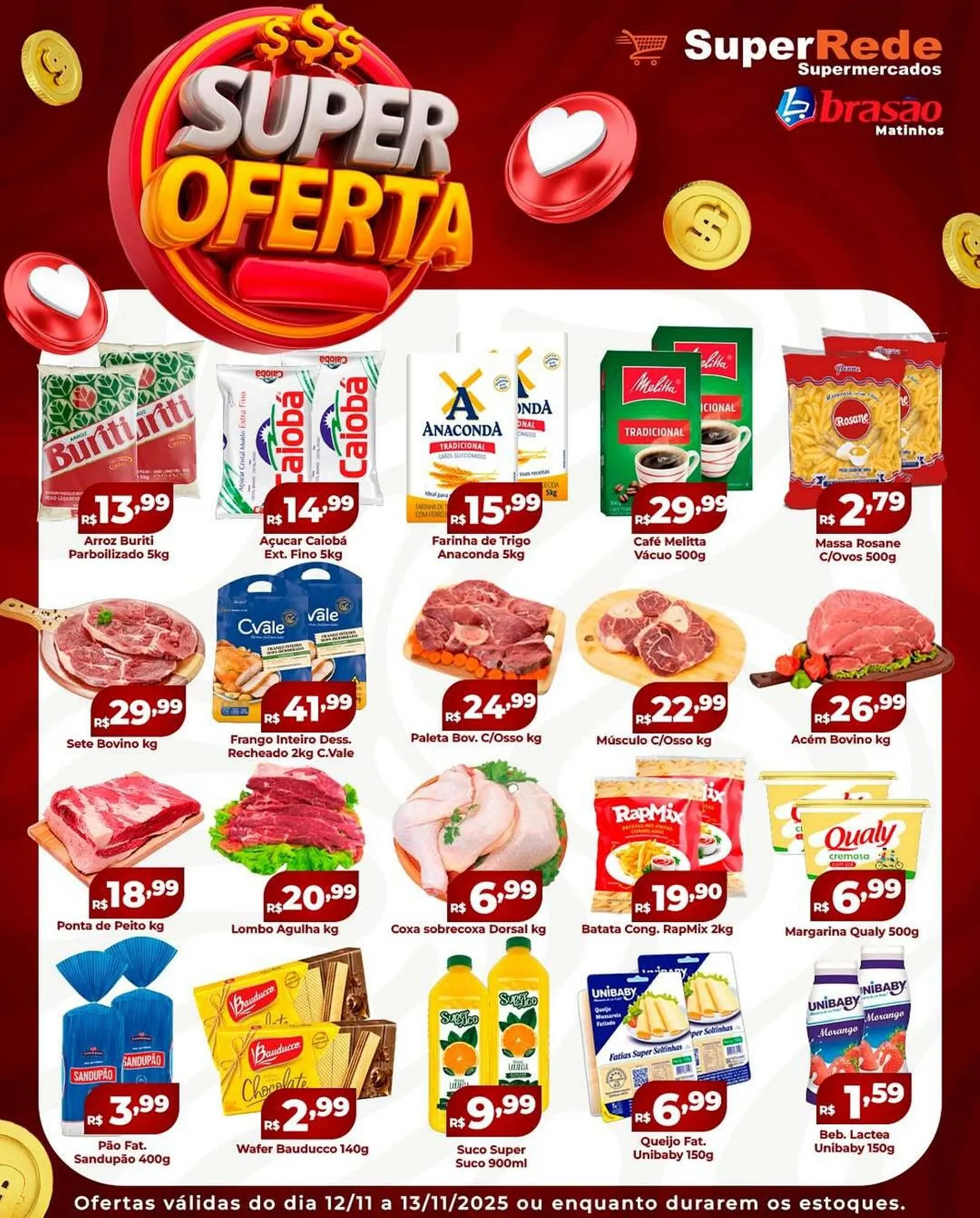 Encarte de Catálogo Super Rede Atacadista 12 de novembro até 13 de novembro 2025 - Pagina 1
