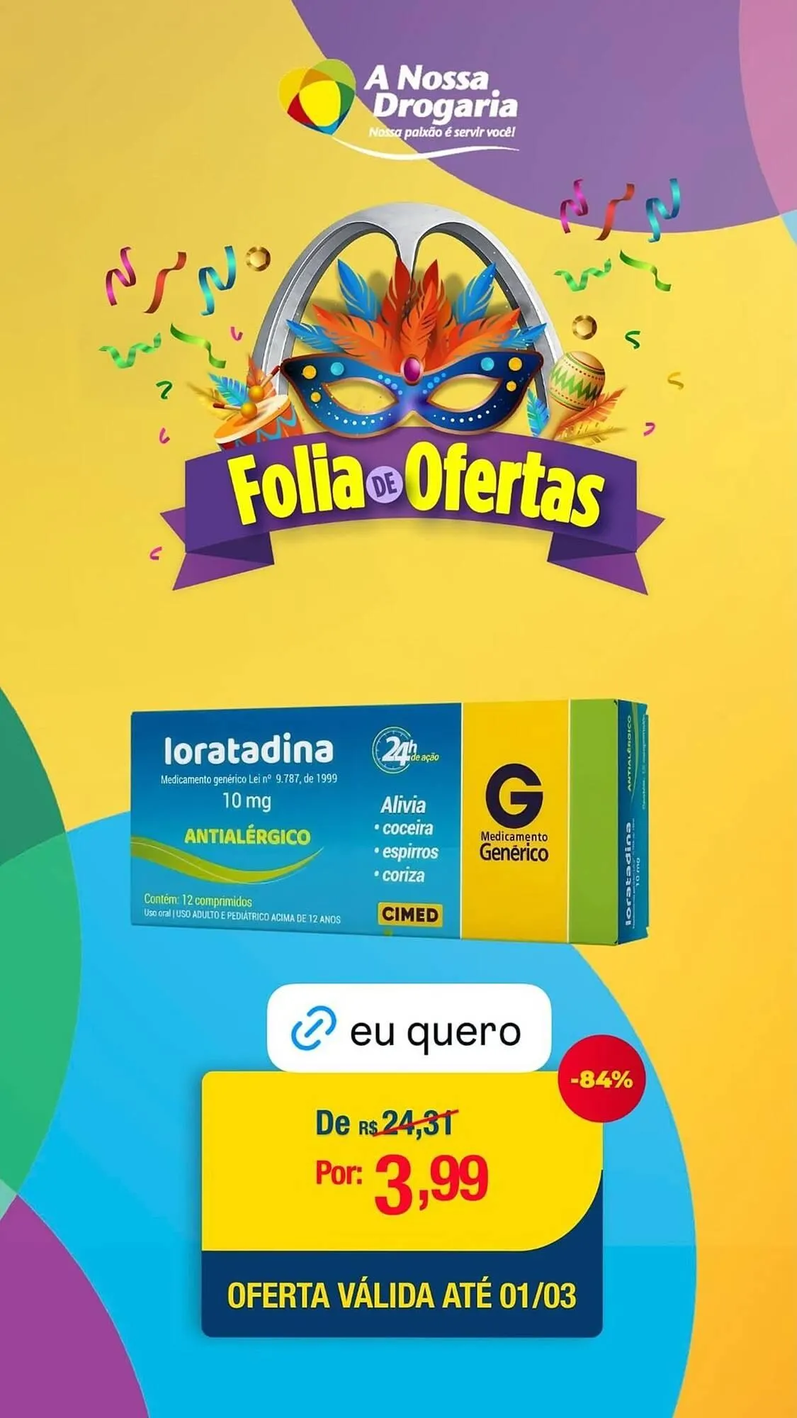 Encarte de Catálogo A Nossa Drogaria 25 de fevereiro até 1 de março 2026 - Pagina 7