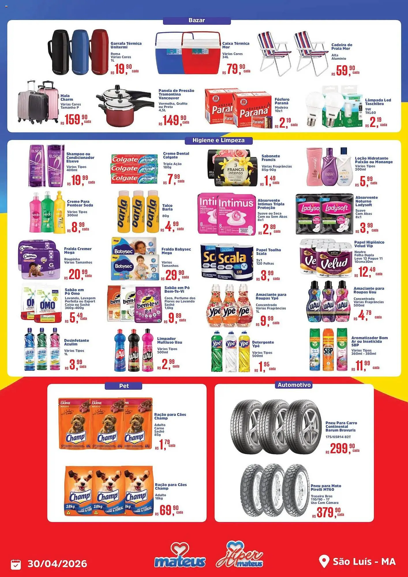 Encarte de Catálogo Supermercados Mateus 30 de abril até 1 de maio 2026 - Pagina 3