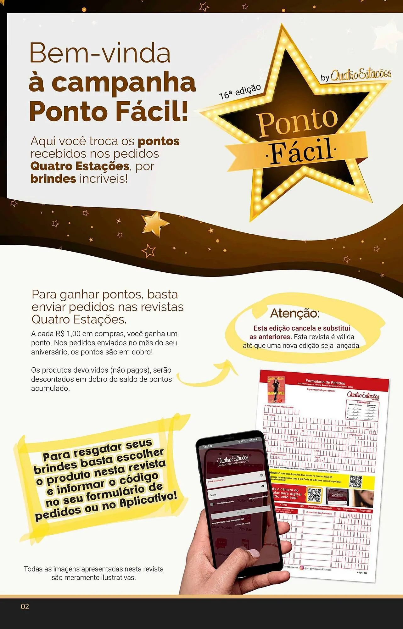 Encarte de Catálogo Quatro Estações 2 de abril até 4 de abril 2024 - Pagina 2