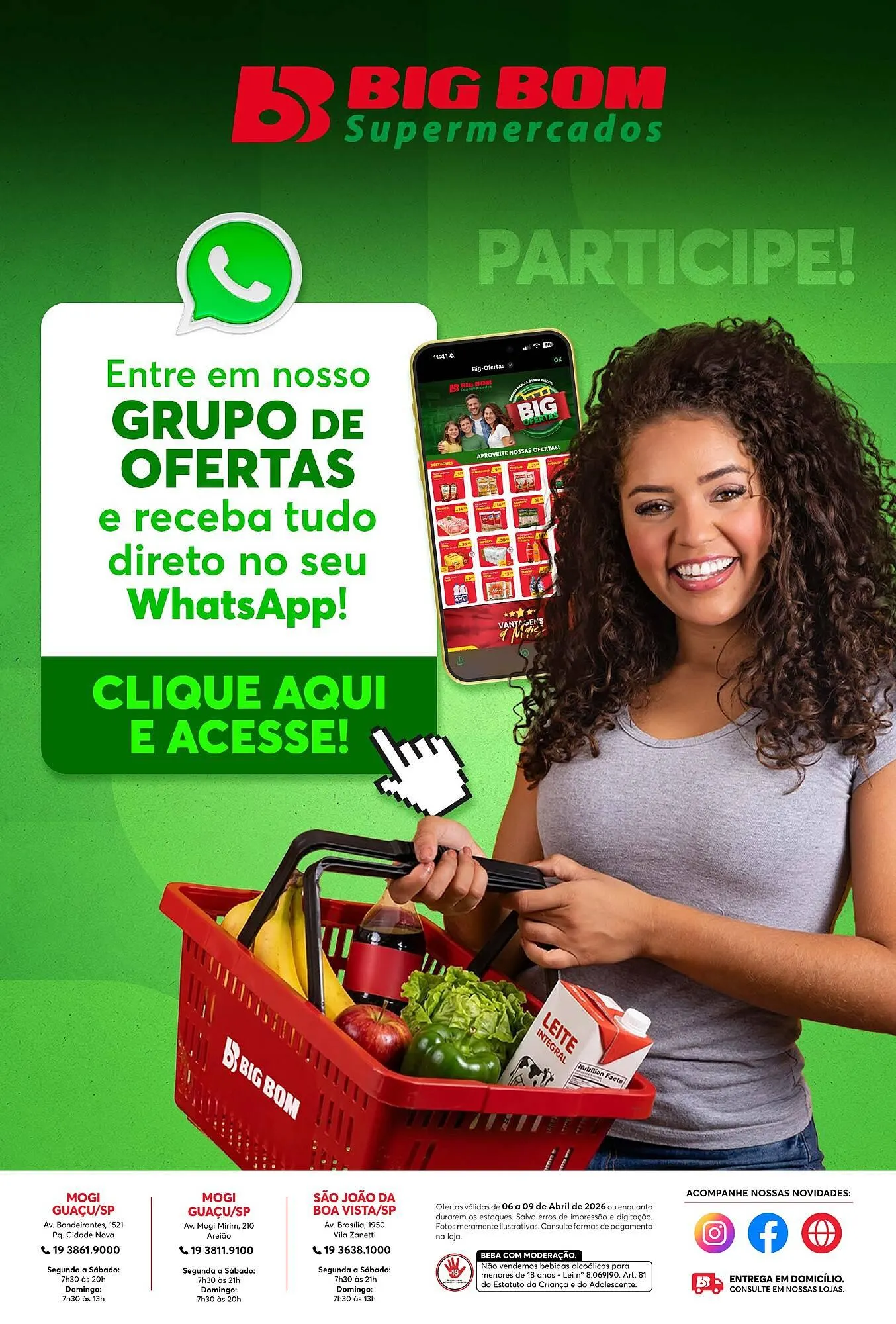 Encarte de Catálogo Big Bom Supermercados 6 de abril até 9 de abril 2026 - Pagina 2