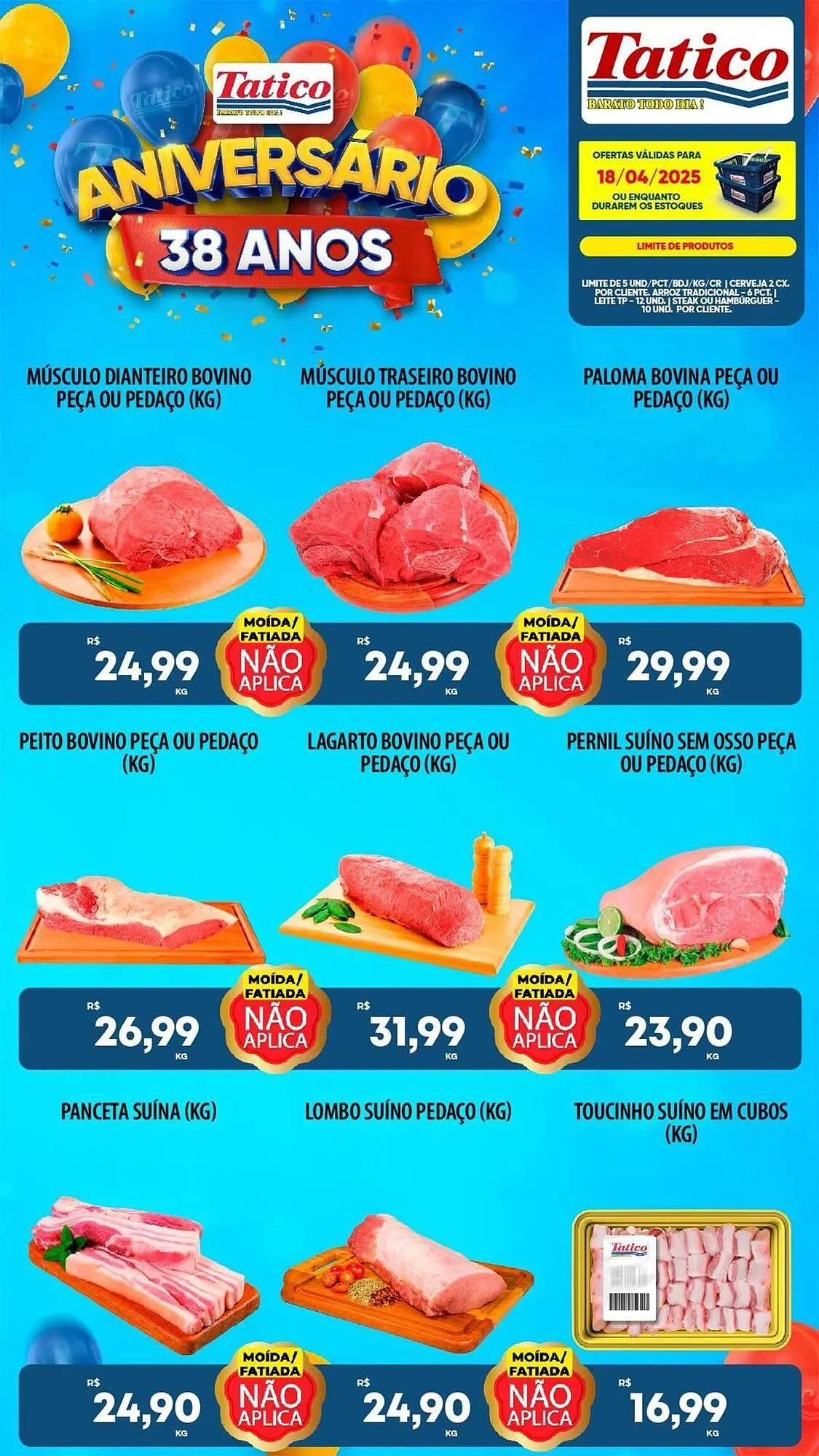 Encarte de Catálogo Tatico 18 de abril até 21 de abril 2025 - Pagina 14