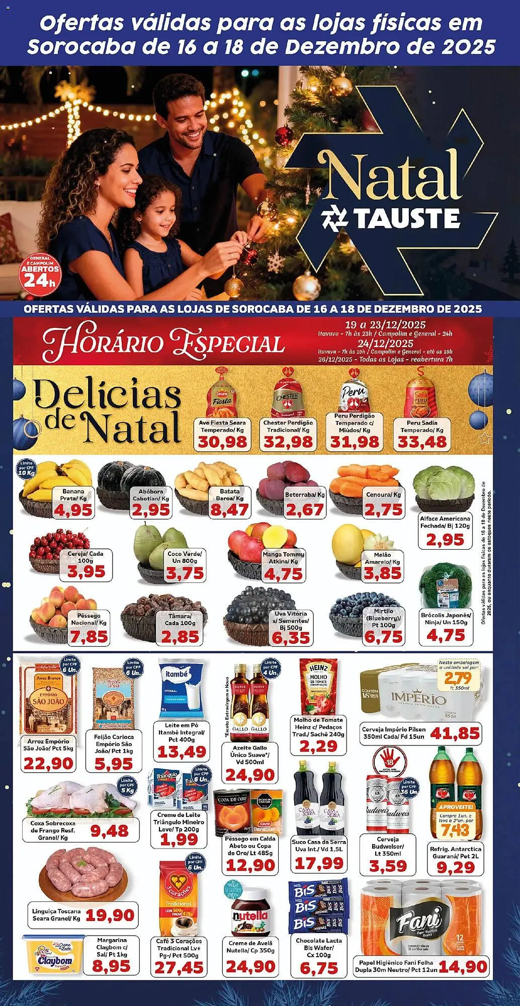 Encarte de Catálogo Supermercados Tauste 16 de dezembro até 18 de dezembro 2025 - Pagina 2